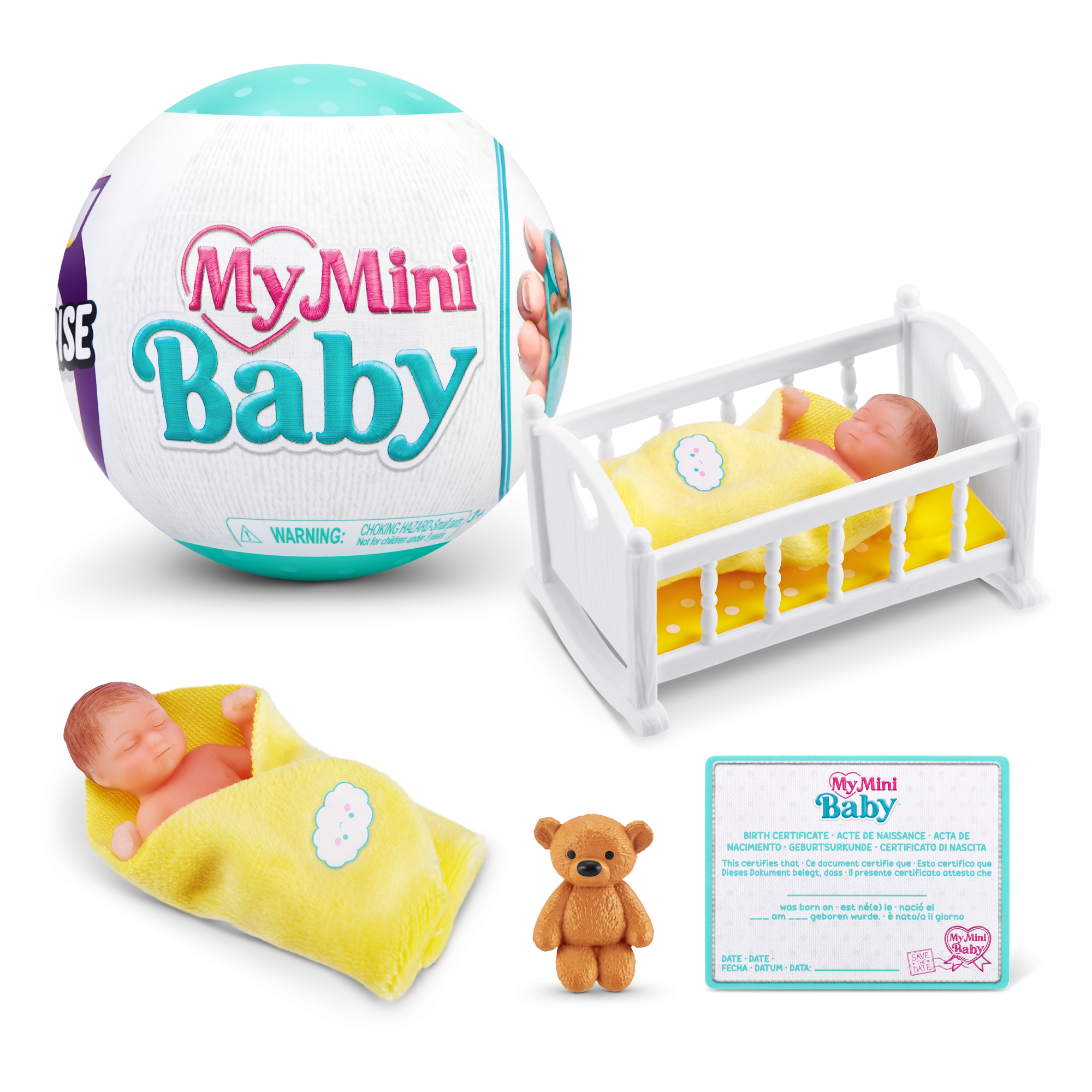 Капсула-сюрприз ZURU 5 Surprise "Мой малыш" S1 с акс. в асс., дисплей-бокс 13шт.