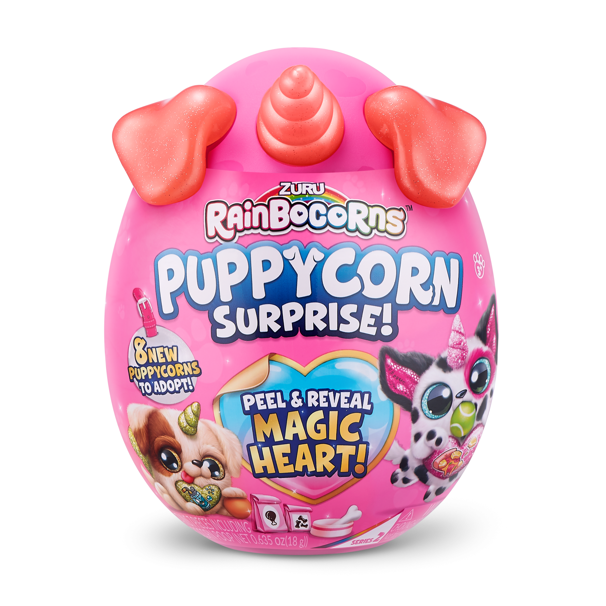 Игровой набор-сюрприз ZURU Rainbocorns Sparkle Puppycorn S4 с акс. в асс., дисплей-бокс 6шт.