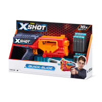 Игровой набор ZURU X-Shot EXCEL Квикслайд (бластер, 16 снарядов)