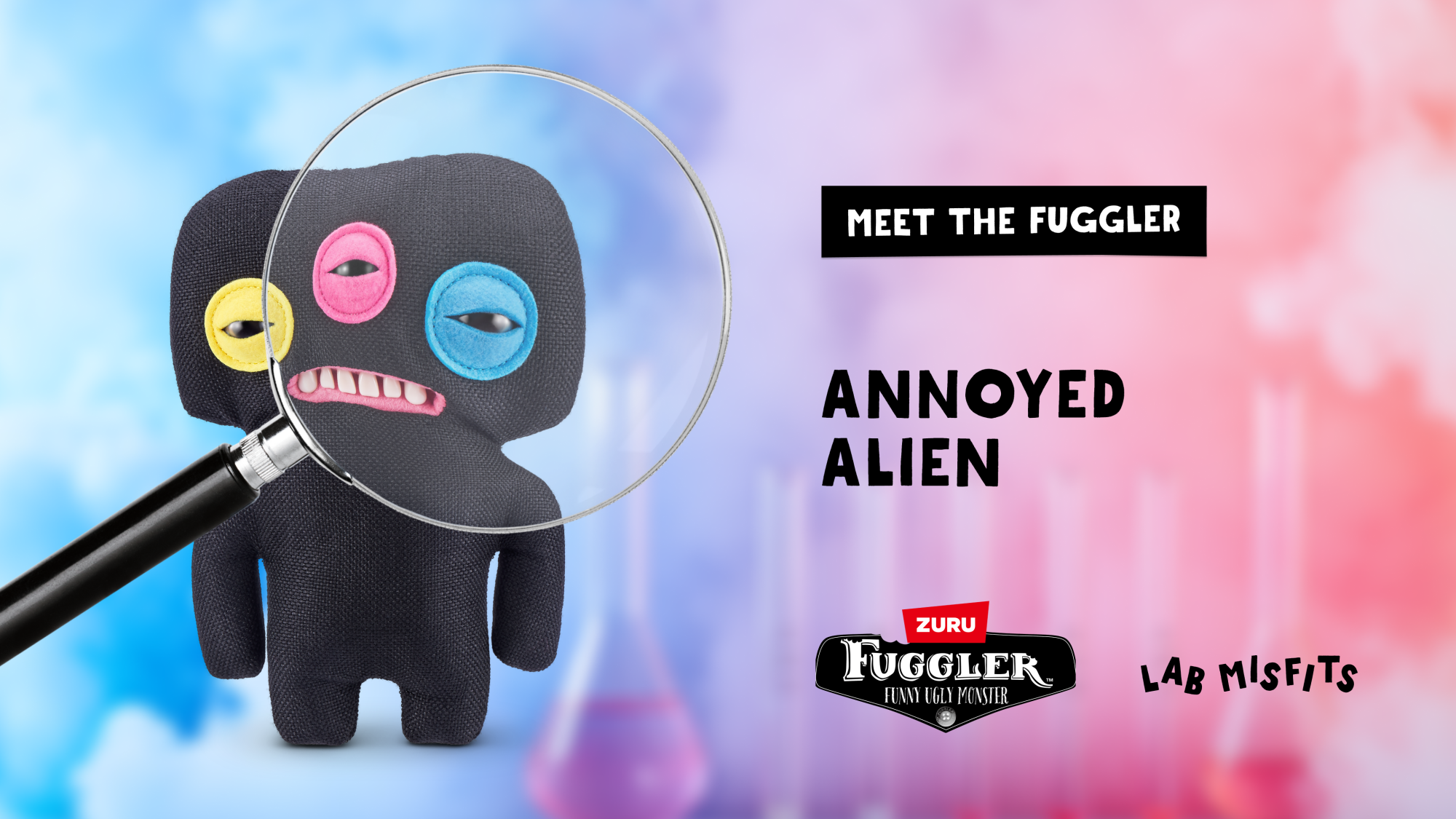 Плюшевая игрушка Zuru Fuggler ANNOYED ALIEN