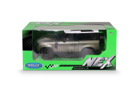 Машинка WELLY 1:24 Land Rover Defender 2020, зеленый