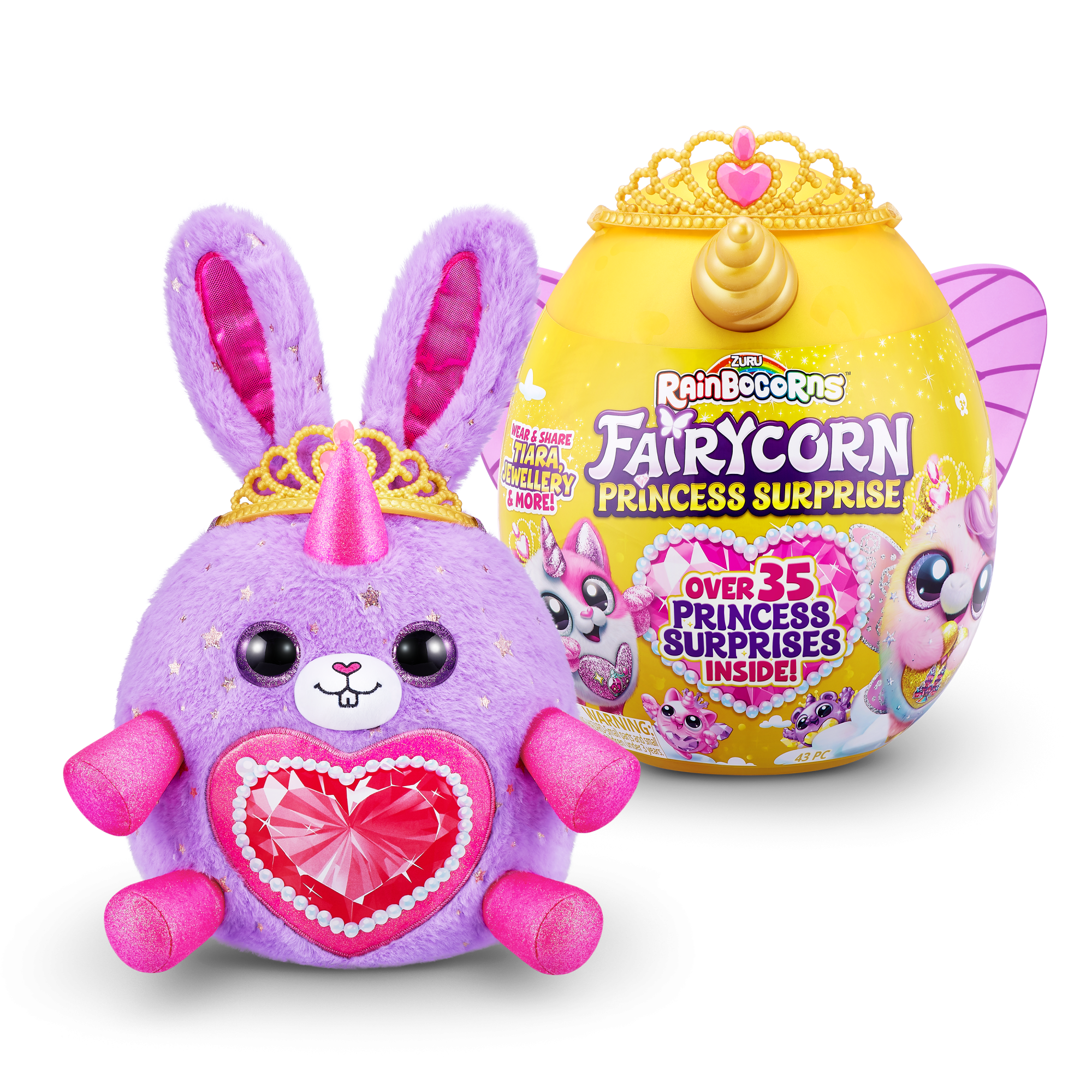 Игровой набор-сюрприз ZURU Rainbocorns Fairycorn Princess S6 с акс. в асс.