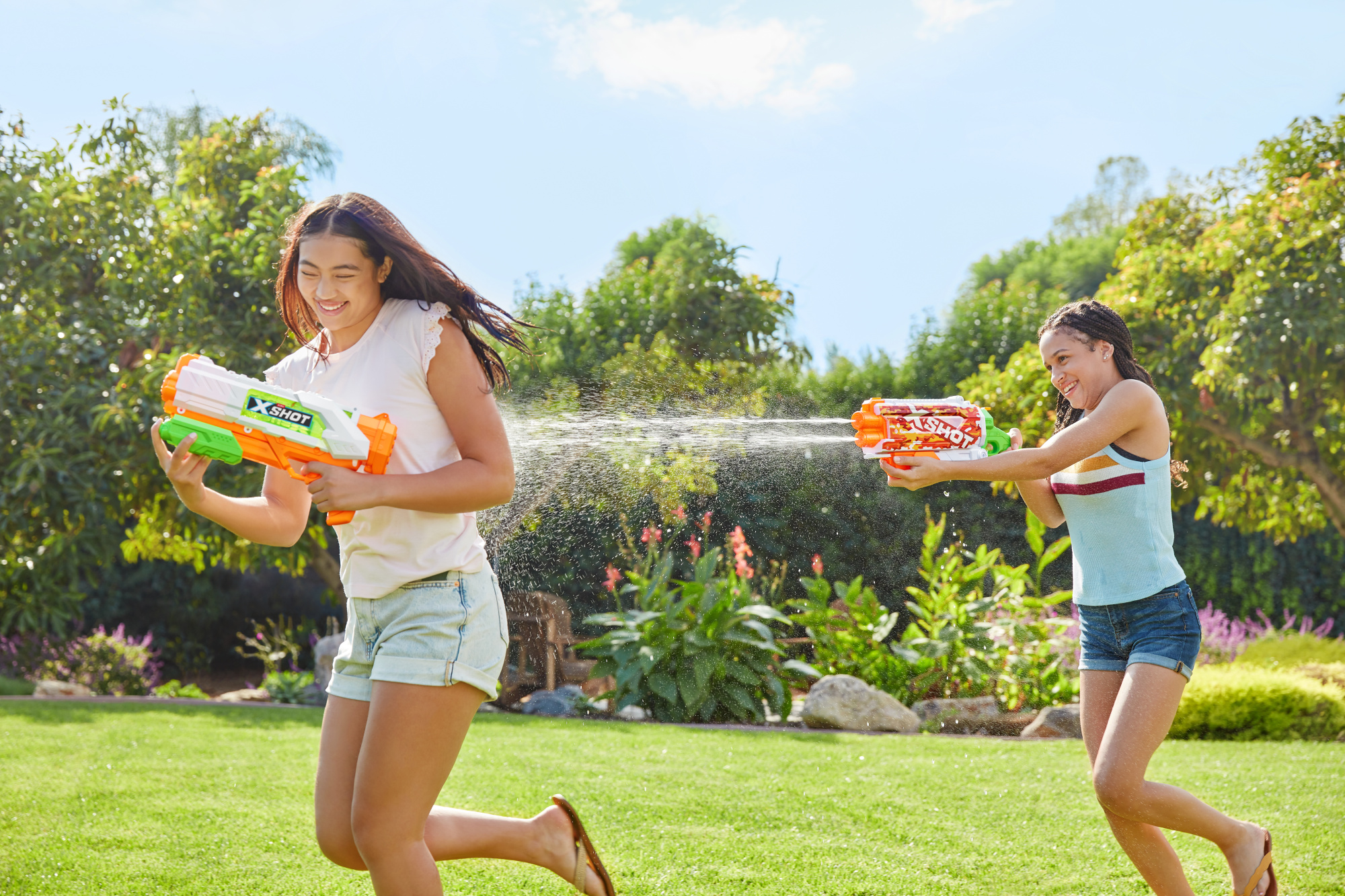 Игровой набор водный бластер ZURU X-Shot Water «Фаст Филл» - 2шт. и "Фаст Филл Нано" - 2шт