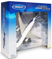 Самолет WELLY Boeing B757, 12-15 см