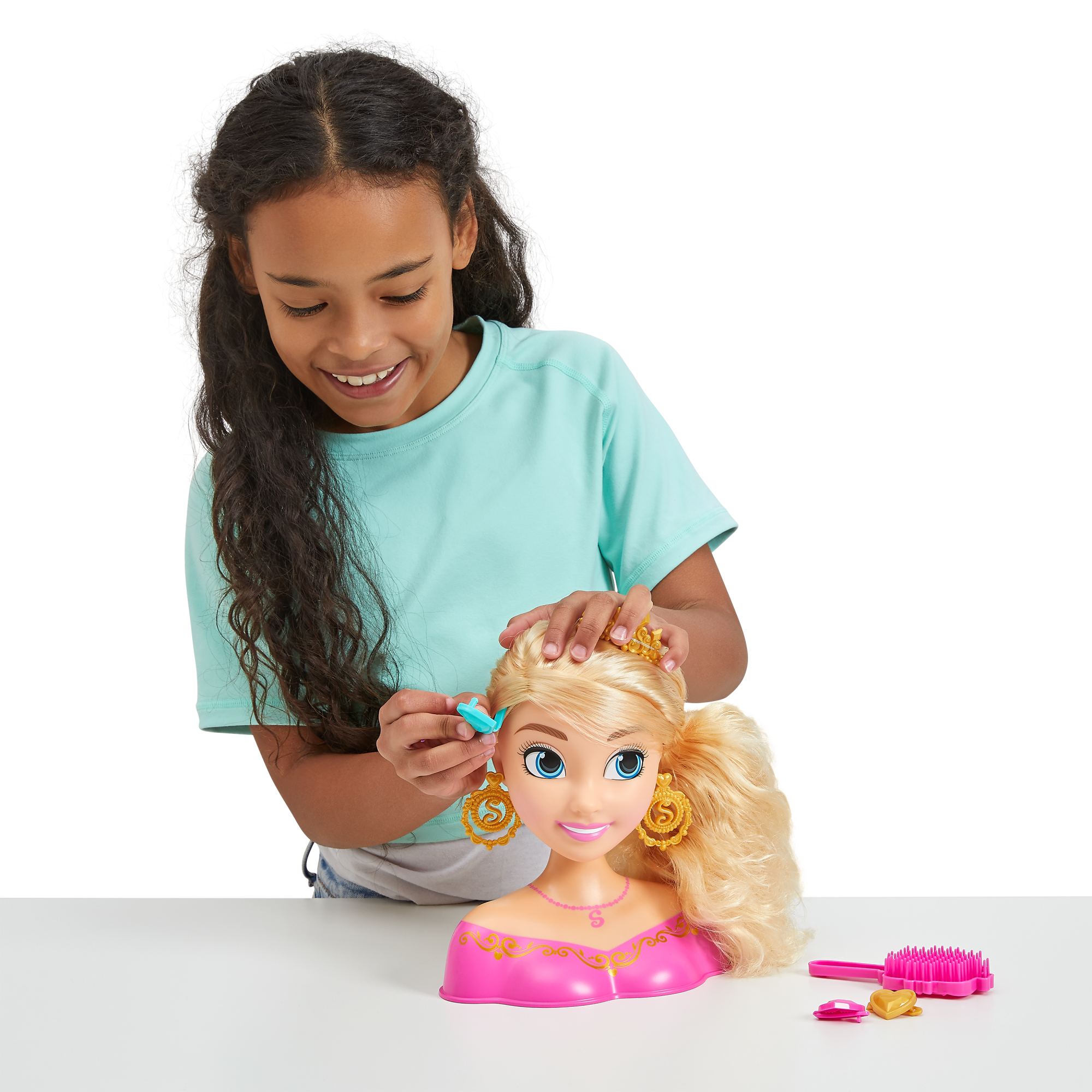 Игровой набор ZURU Sparkle Girlz "Манекен для создания причесок"