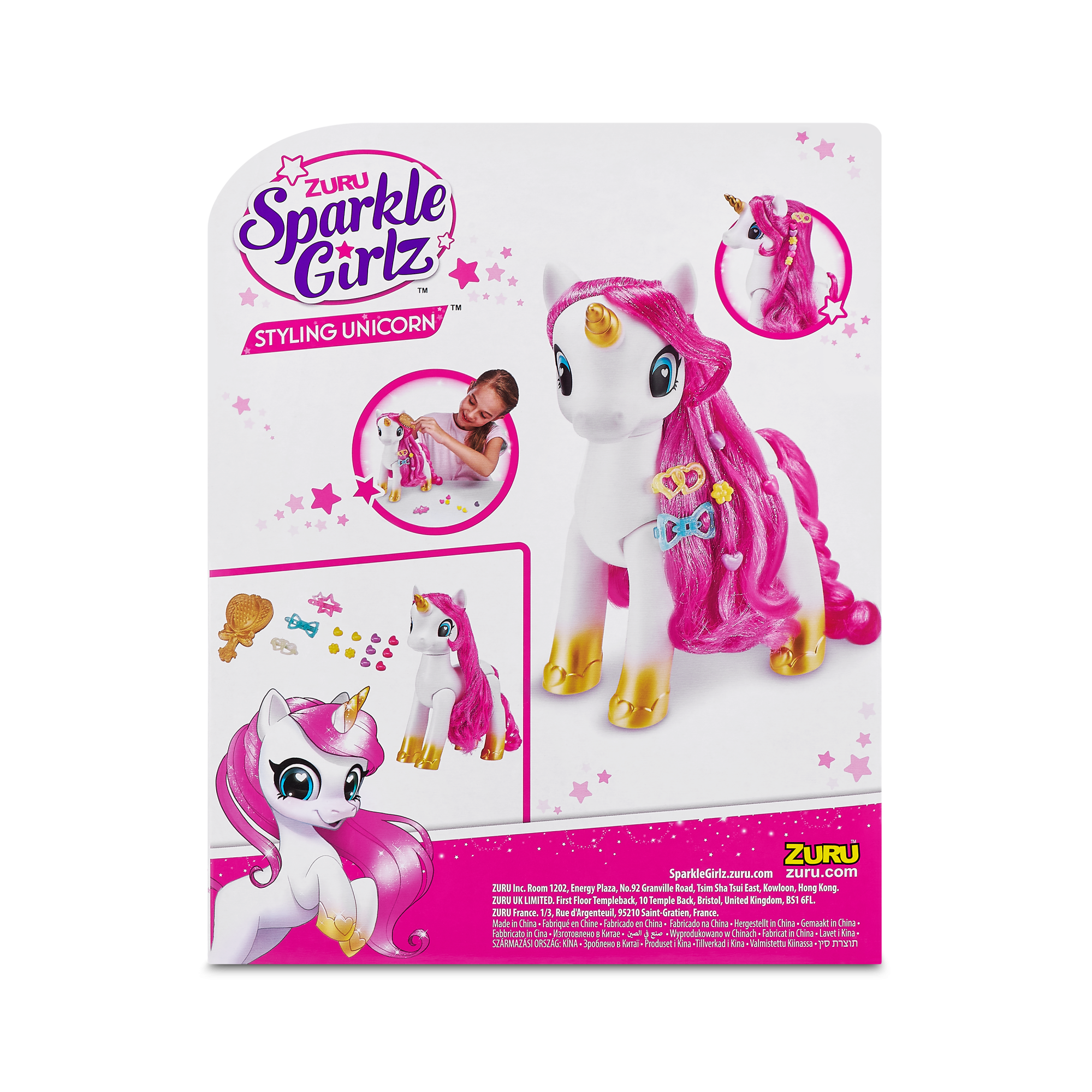 Игровой набор ZURU Sparkle Girlz "Единорог с роскошной гривой" в асс.