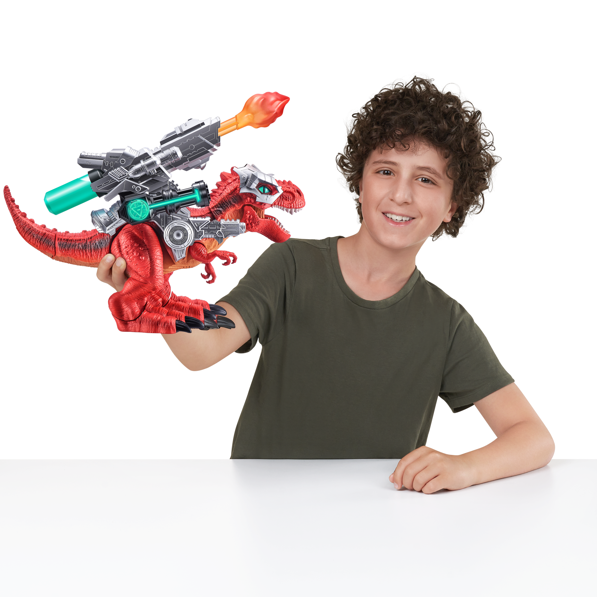 Игрушка ZURU Robo Alive интерактивная Гигантский Боевой Ти-рекс S1