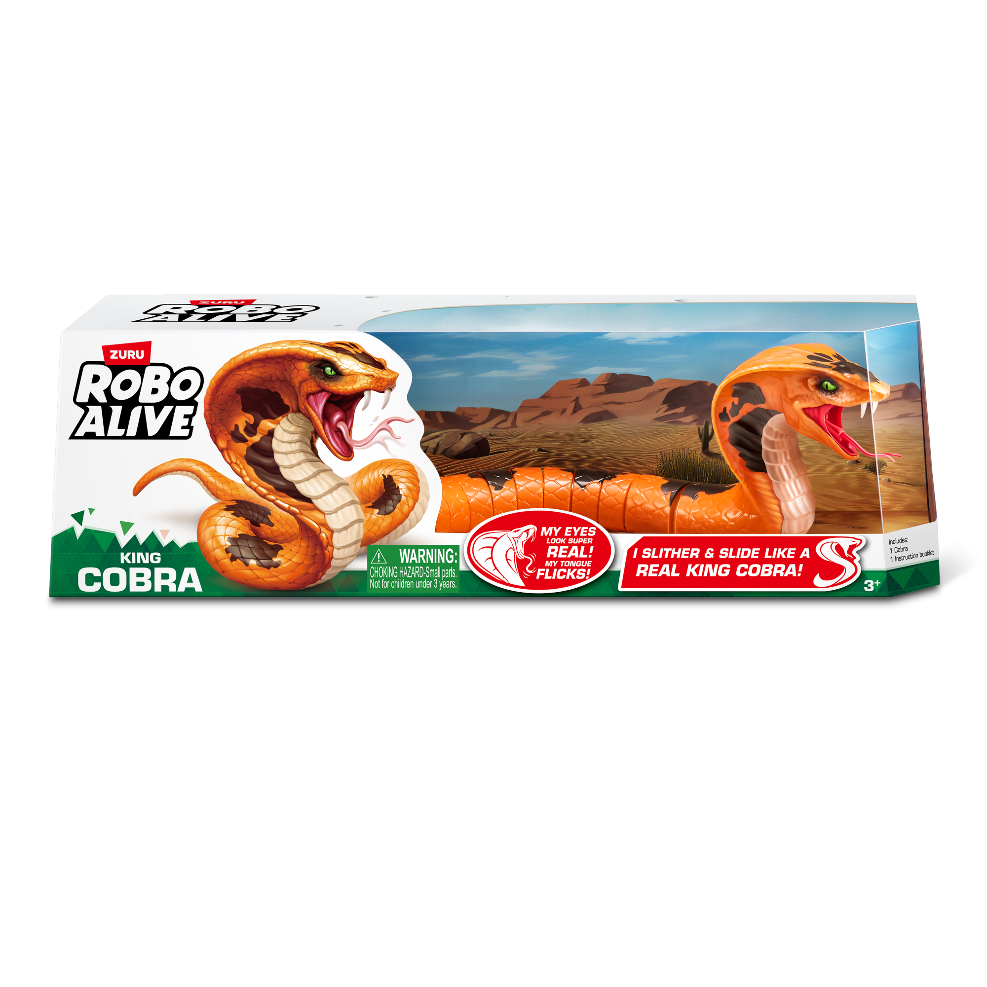 Игрушка ZURU Robo Alive интерактивная Кобра S1