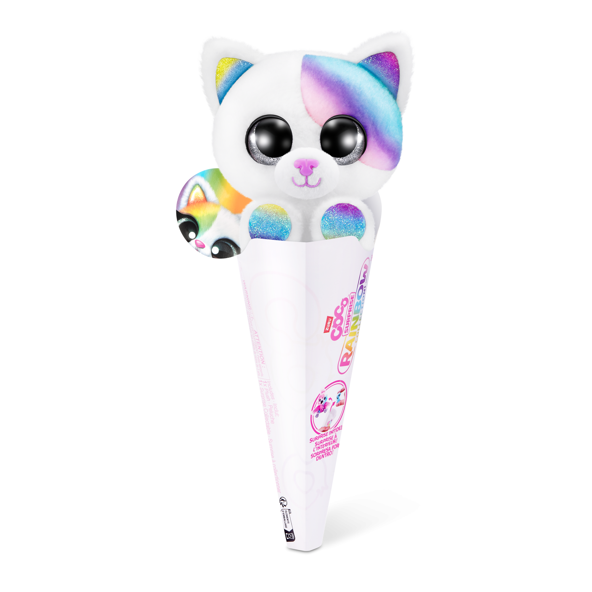 Игрушка ZURU Coco Cones Радужные в асс., дисплей-бокс 12шт.