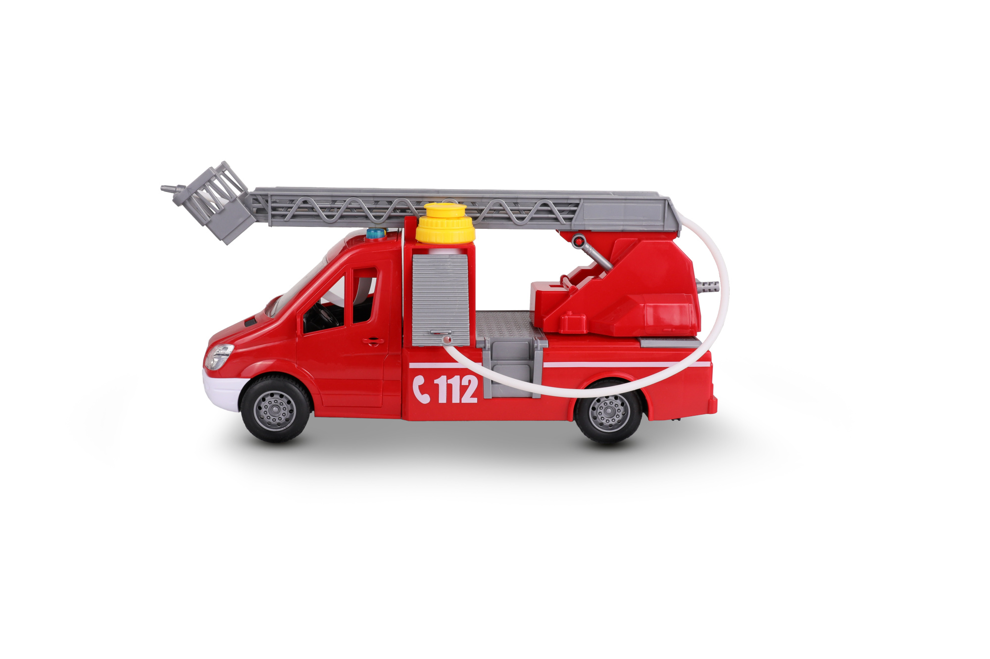 Игрушка-пожарная машина KID ROCKS, масштаб 1:16,со звуком и светом, инерц. механизм