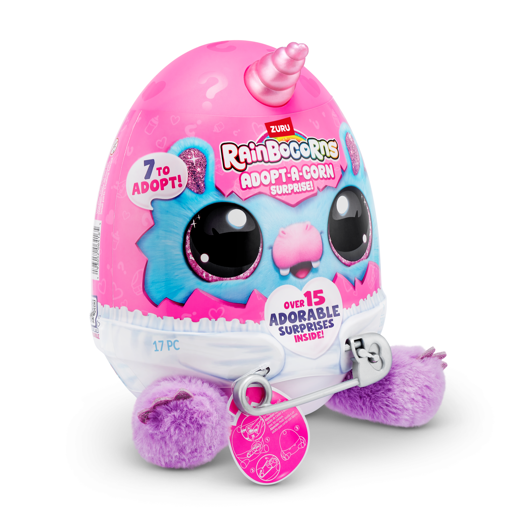 Игровой набор-сюрприз ZURU Rainbocorns Adopt-a-corn  S1 с акс. в асс., малый Игровой набор-сюрприз ZURU Rainbocorns Adopt-a-corn  S1 с акс. в асс., малый