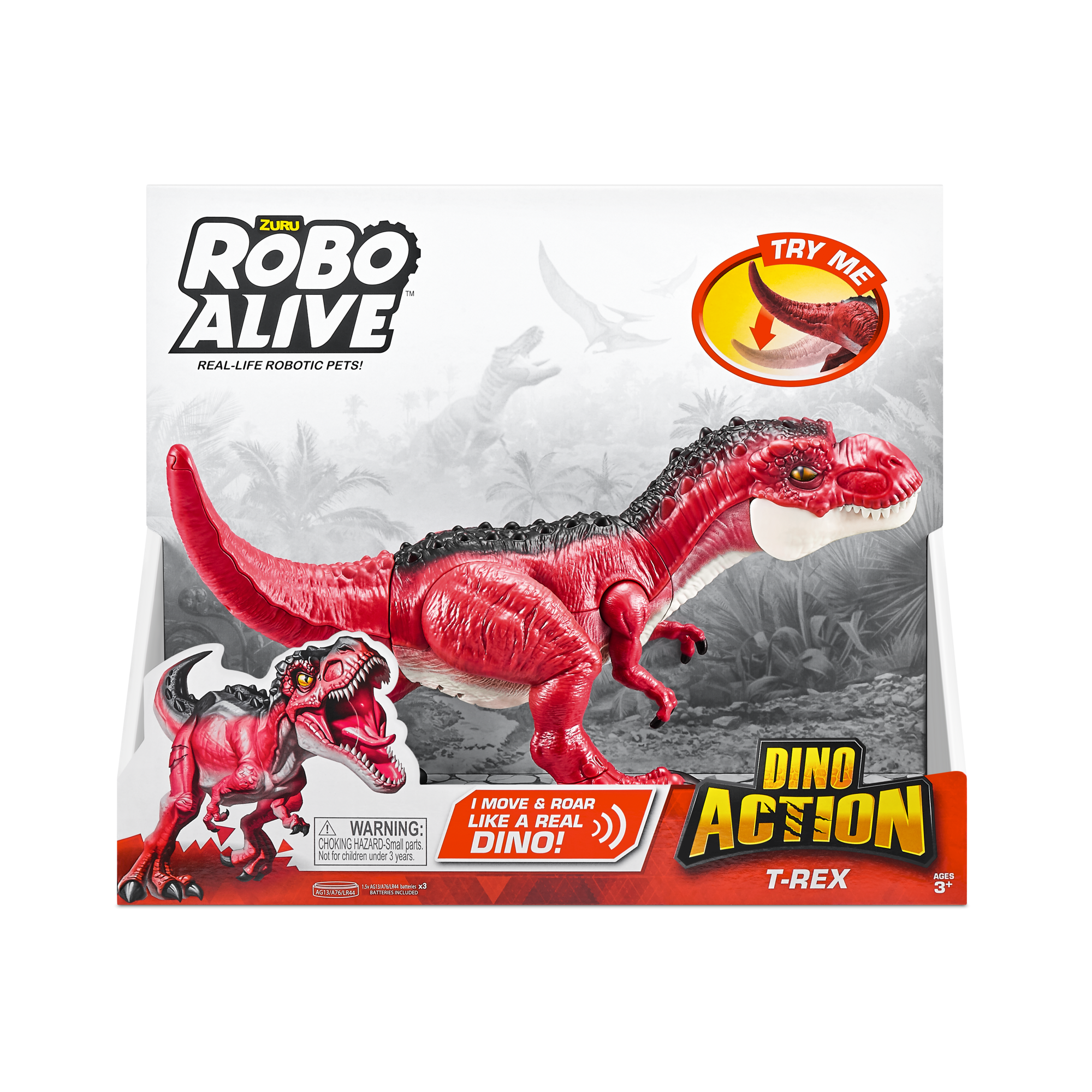 Игрушка ZURU Robo Alive интерактивная Тираннозавр