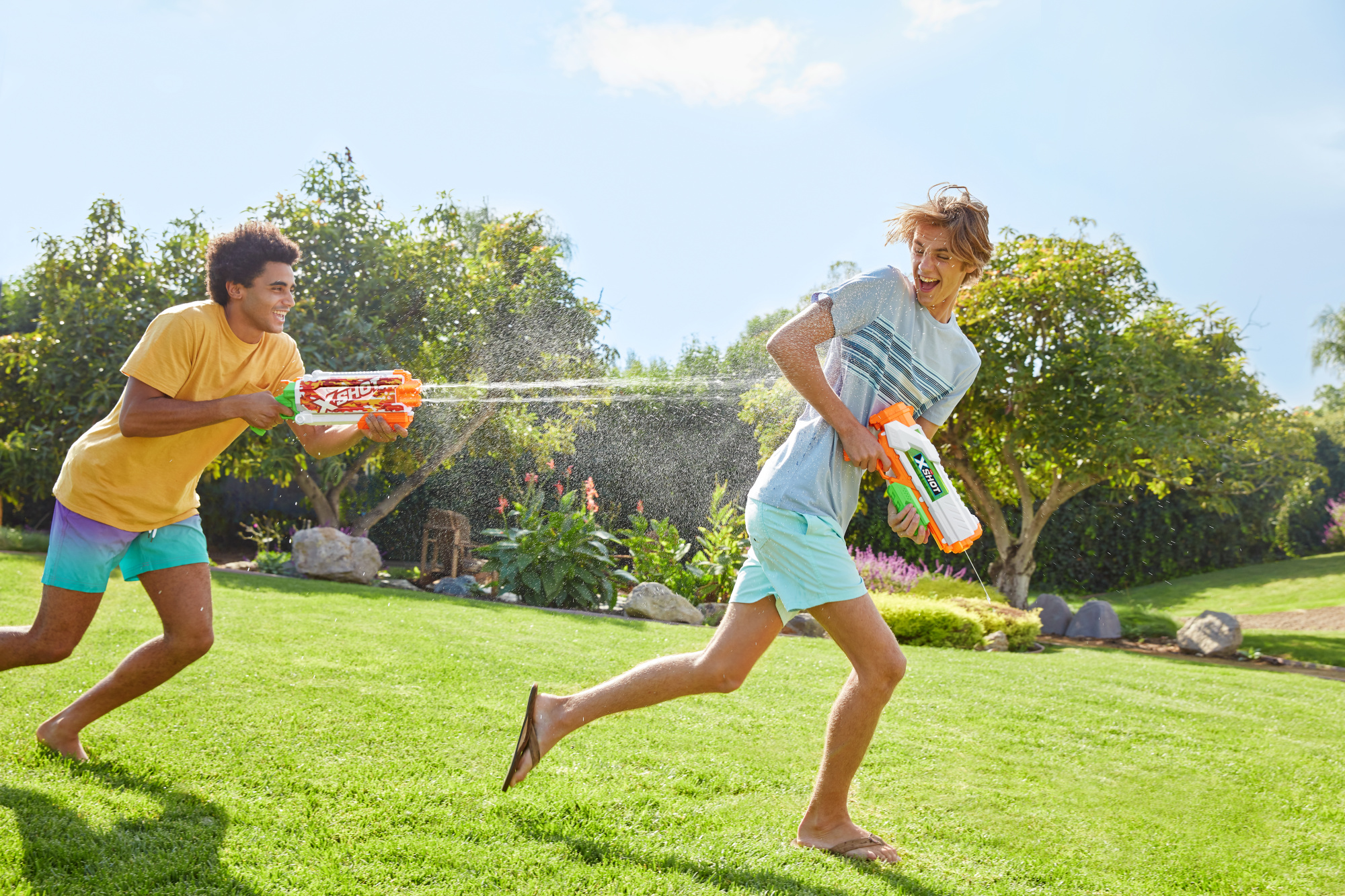 Игровой набор водный бластер ZURU X-Shot Water «Фаст Филл» - 2шт. и "Фаст Филл Нано" - 2шт