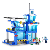 Конструктор ZURU MAX "Городские приключения" Полицейский участок S1, 321 дет.