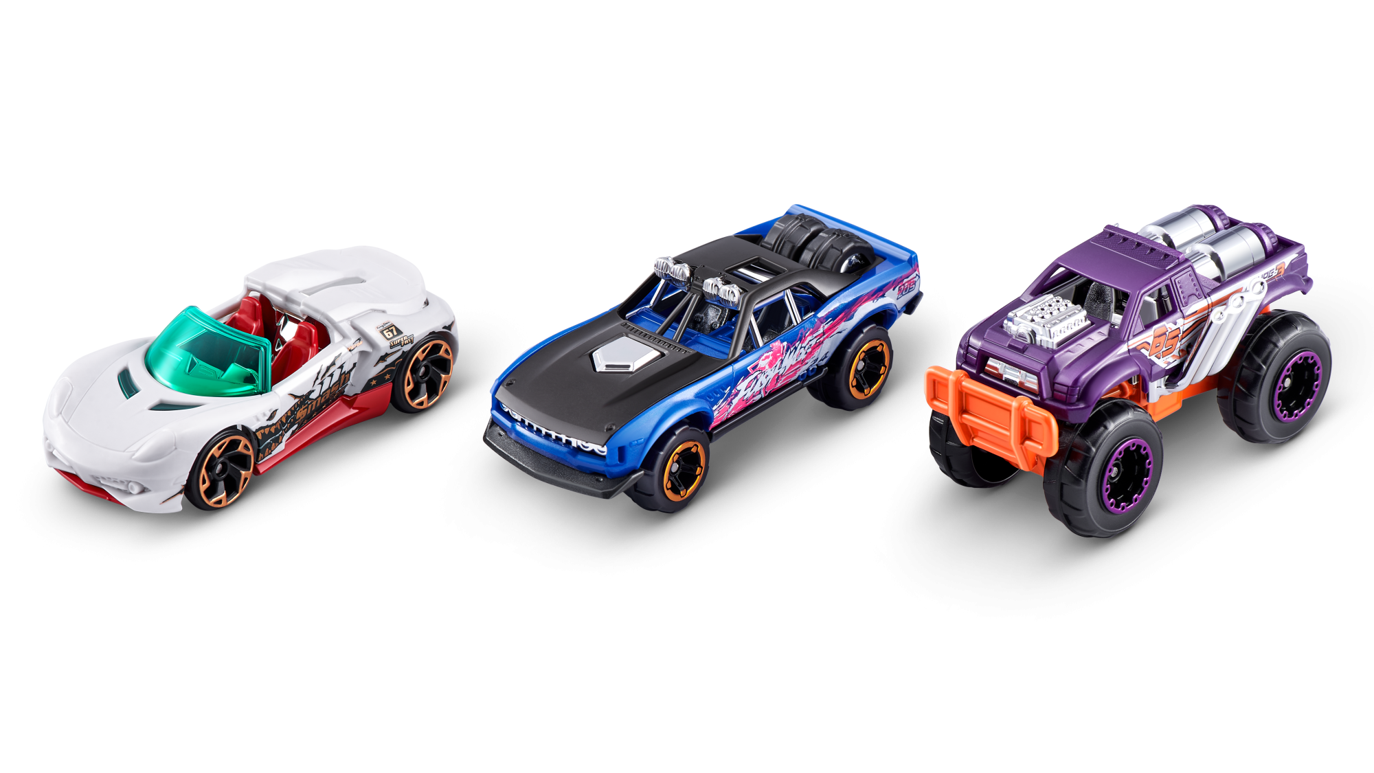 Набор машинок ZURU Metal Machines в асс., 3шт.