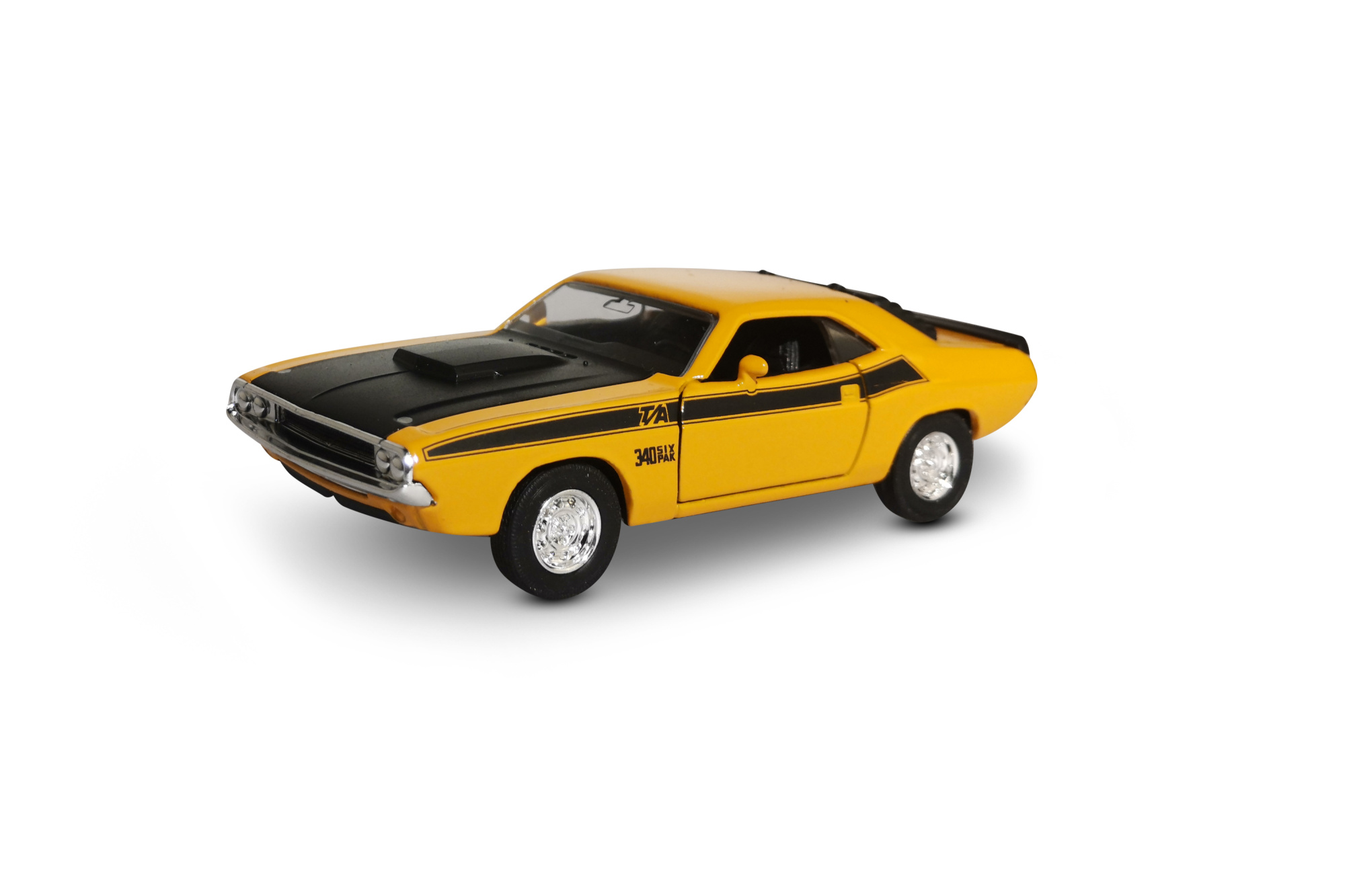 Машинка WELLY 1:38 Dodge Challenger T/A 1970, пруж. мех., цвет в асс.