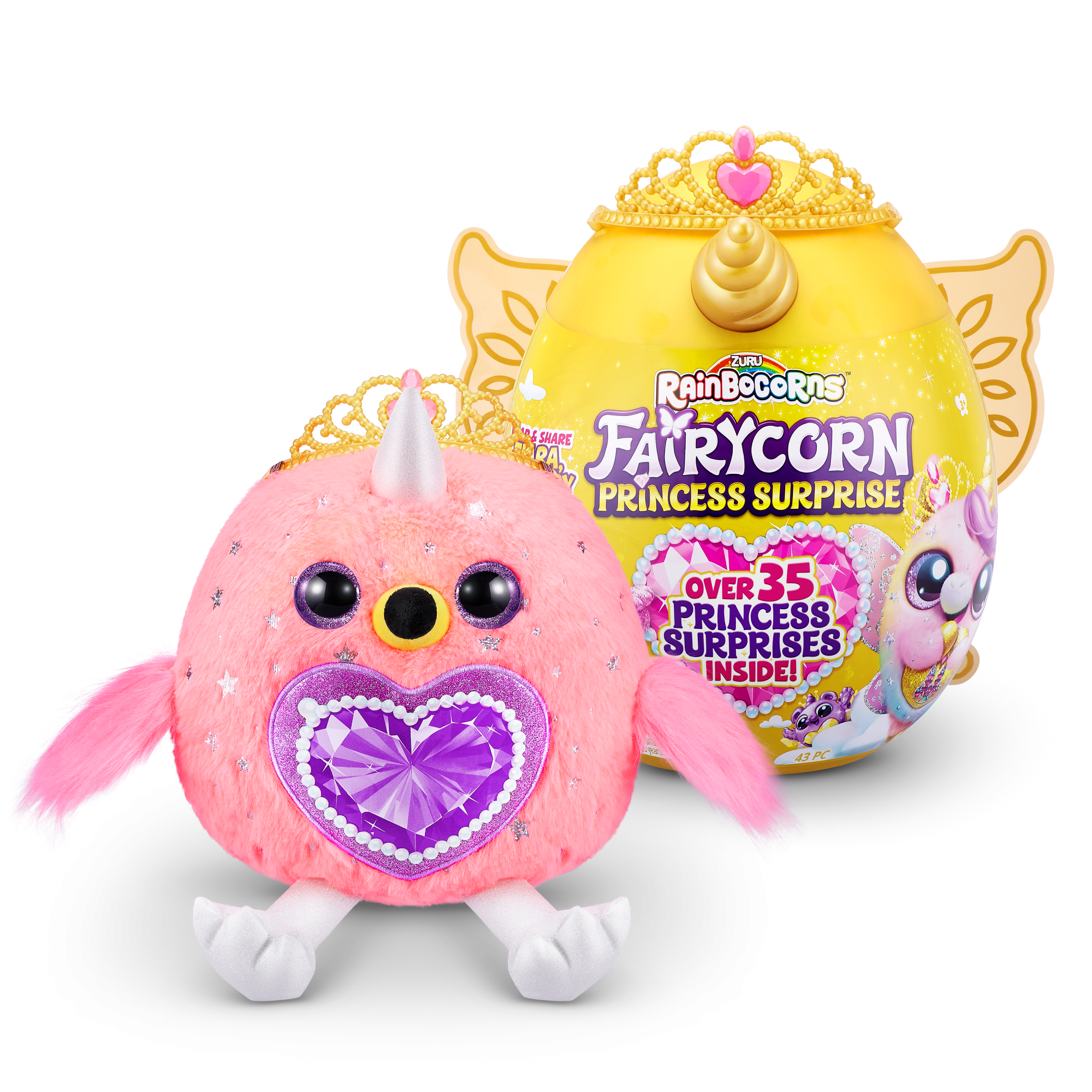 Игровой набор-сюрприз ZURU Rainbocorns Fairycorn Princess S6 с акс. в асс.
