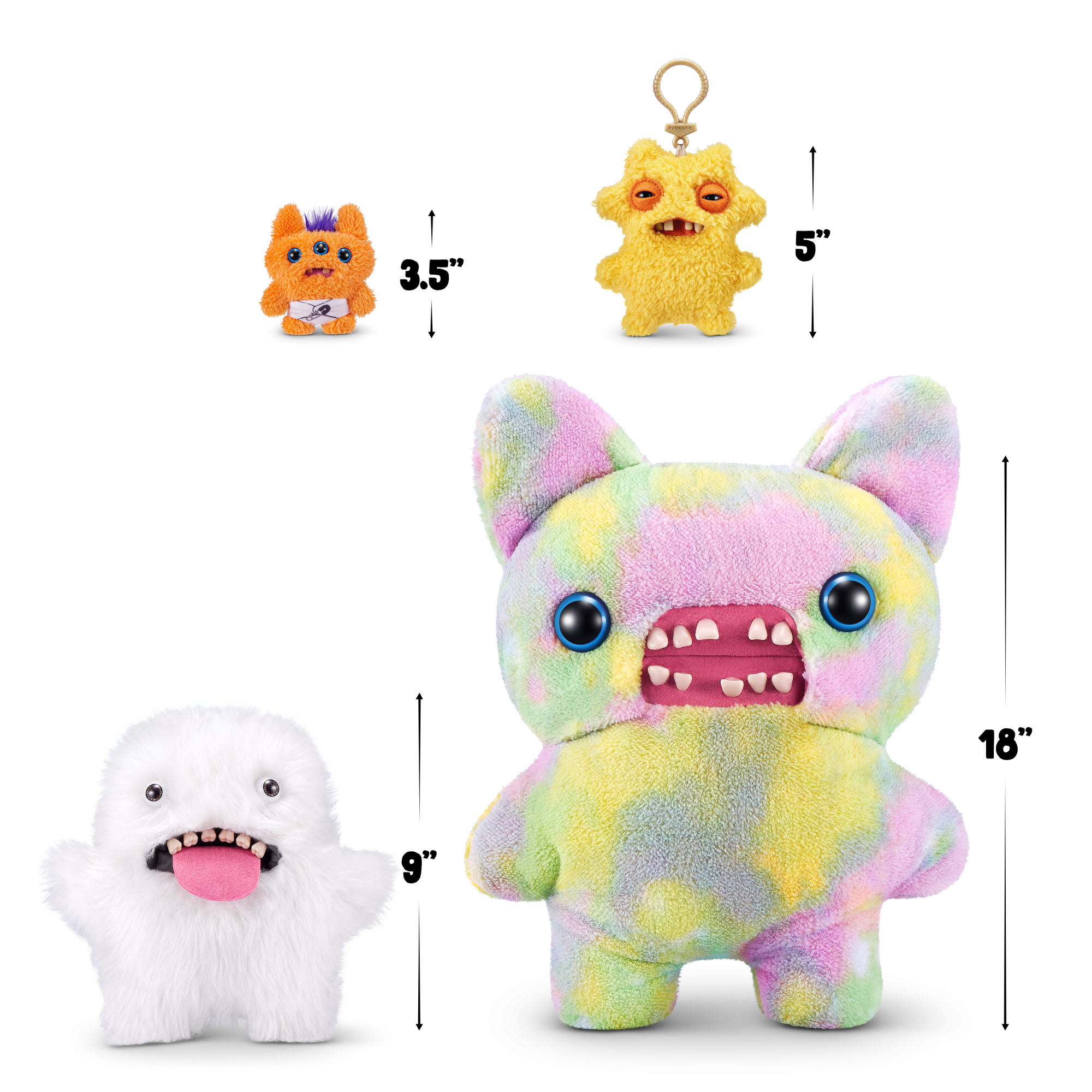 Плюшевая игрушка Zuru Fuggler Glow - Oogah Boogah - White