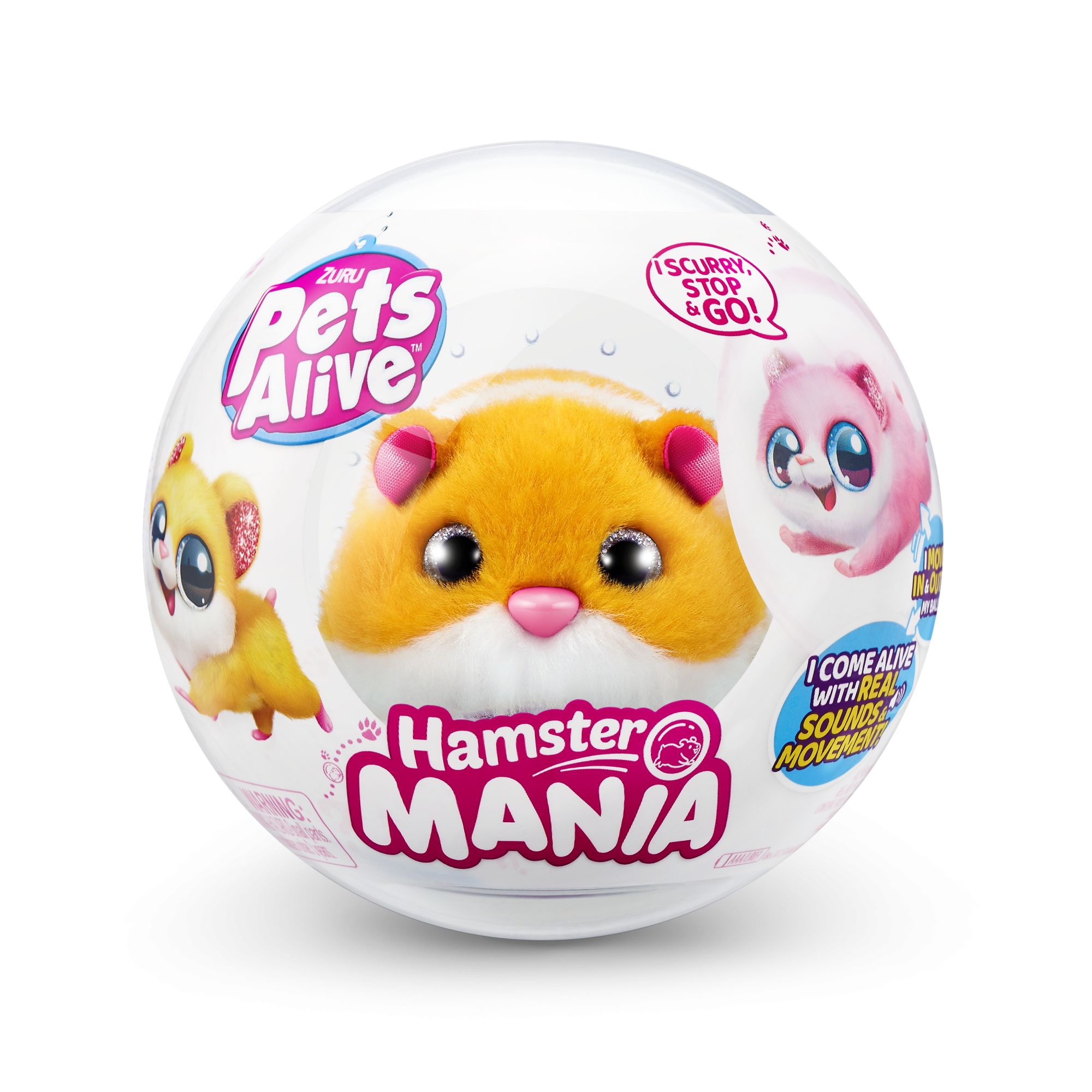 Игрушка ZURU Pets Alive Хомячок в асс., дисплей-бокс 11шт. Игрушка ZURU Pets Alive Хомячок в асс., дисплей-бокс 11шт.