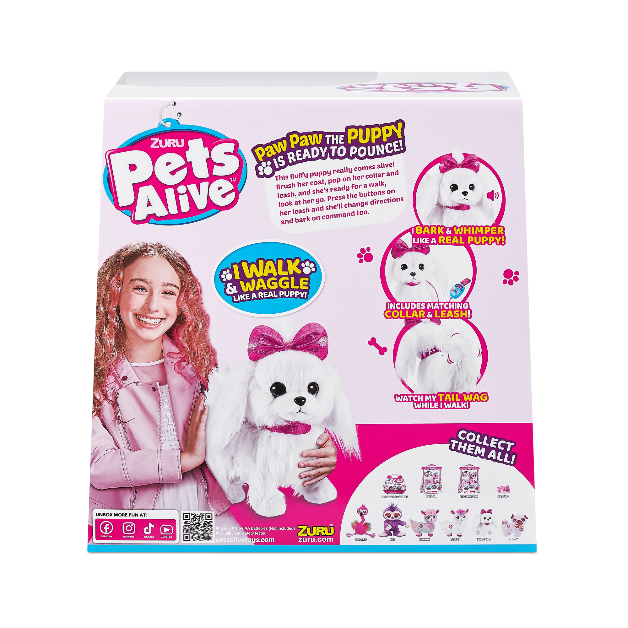 Игрушка ZURU Pets Alive Шагающий Щенок