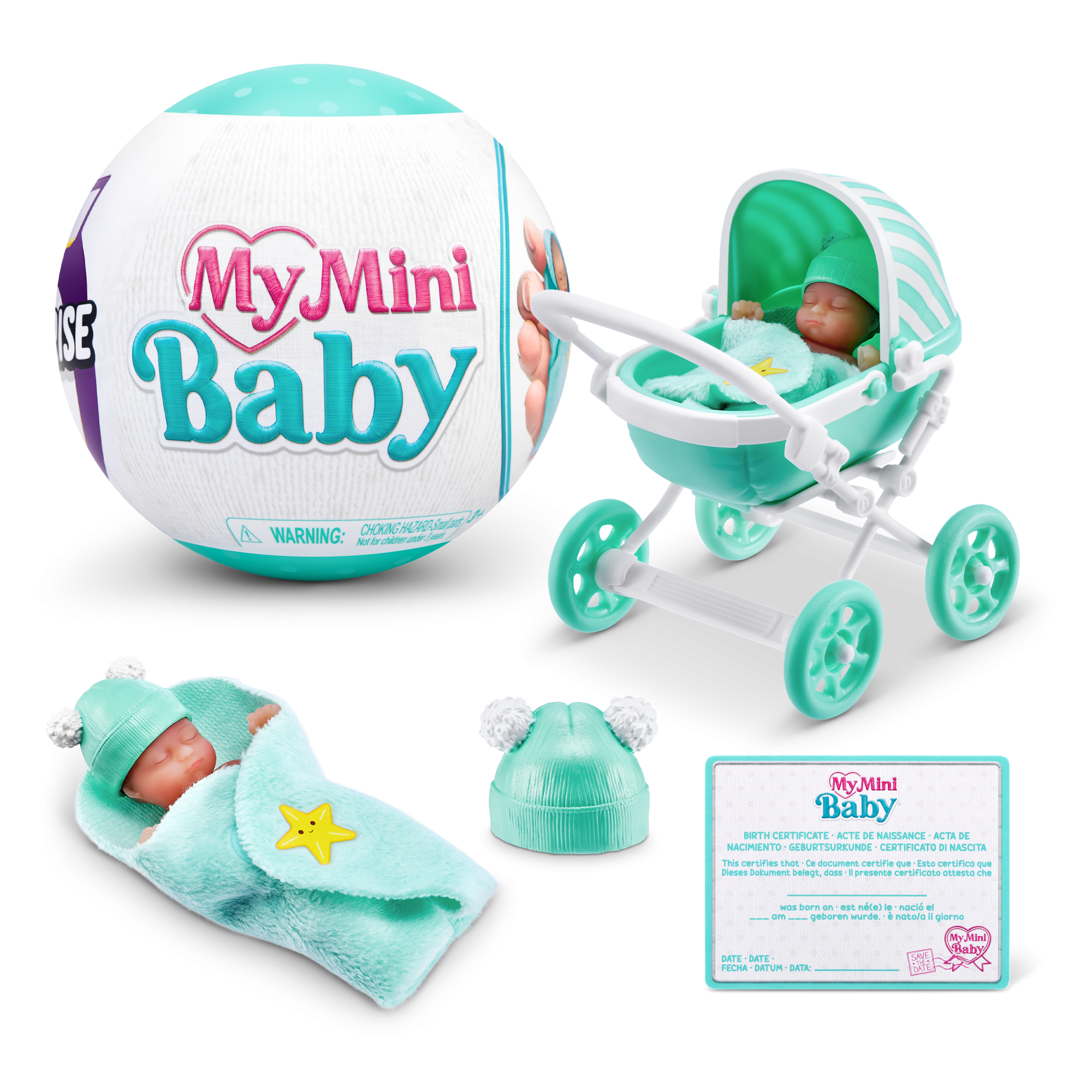 Капсула-сюрприз ZURU 5 Surprise "Мой малыш" S1 с акс. в асс., дисплей-бокс 13шт.