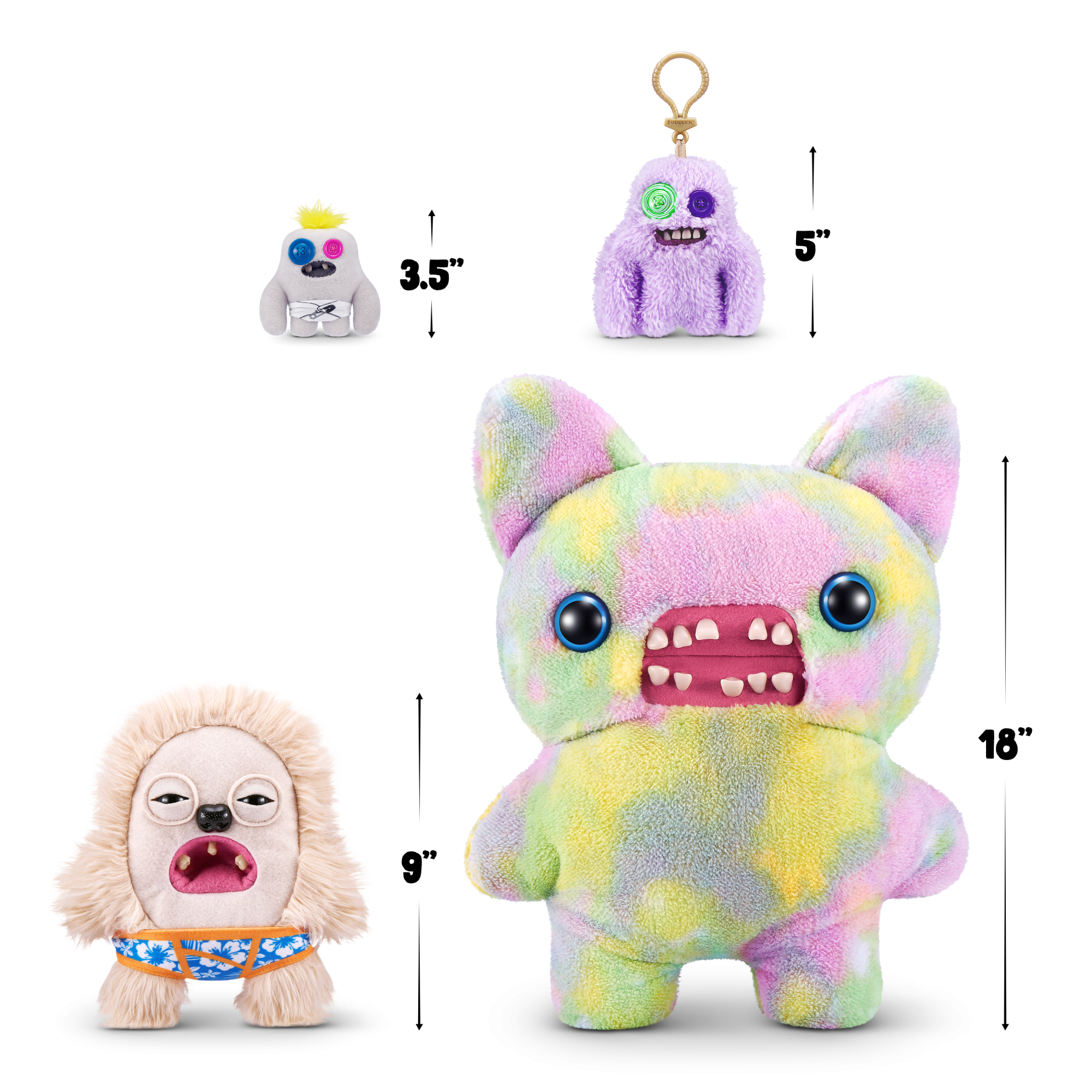 Плюшевая игрушка Zuru Fuggler Hedge Grog - cream Плюшевая игрушка Zuru Fuggler Hedge Grog - cream