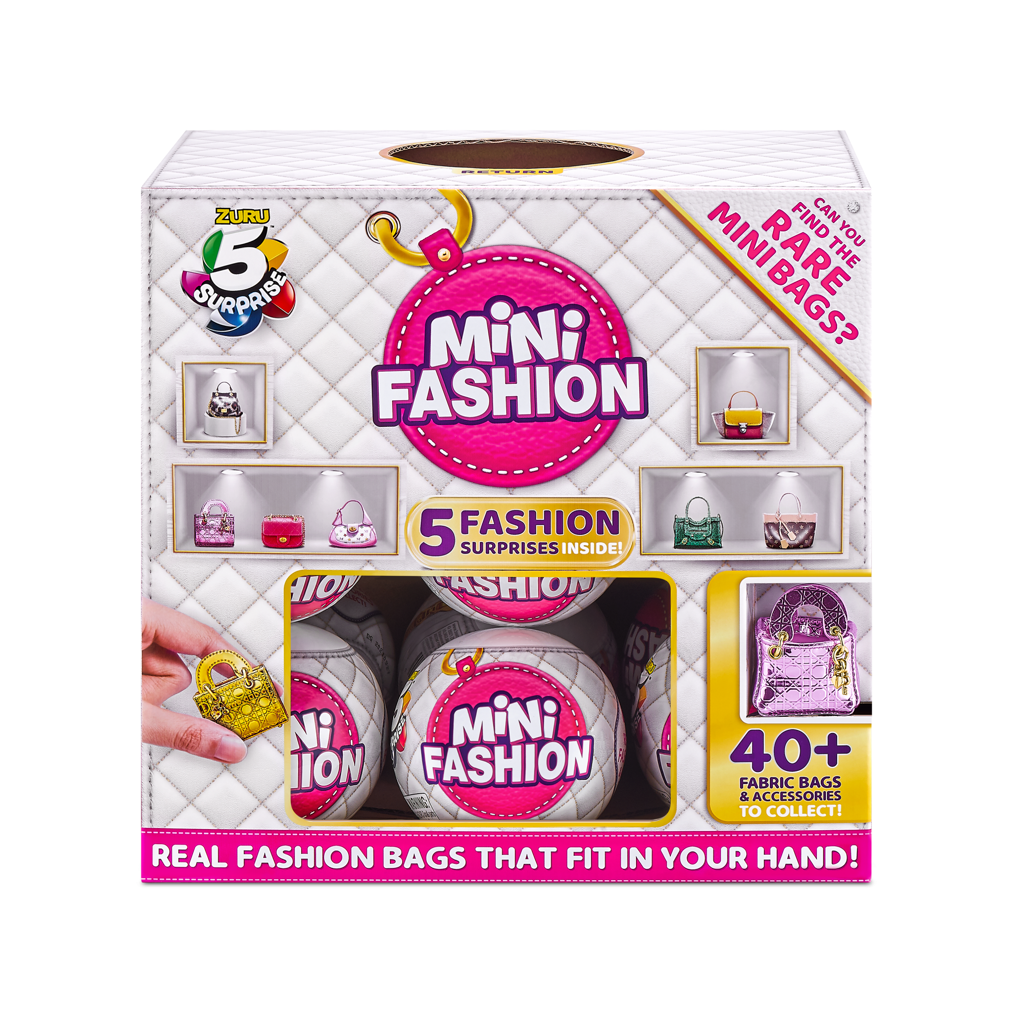 Капсула-сюрприз ZURU 5 Surprise "Модные миниатюры" S1 с акс. в асс., дисплей-бокс 18шт.