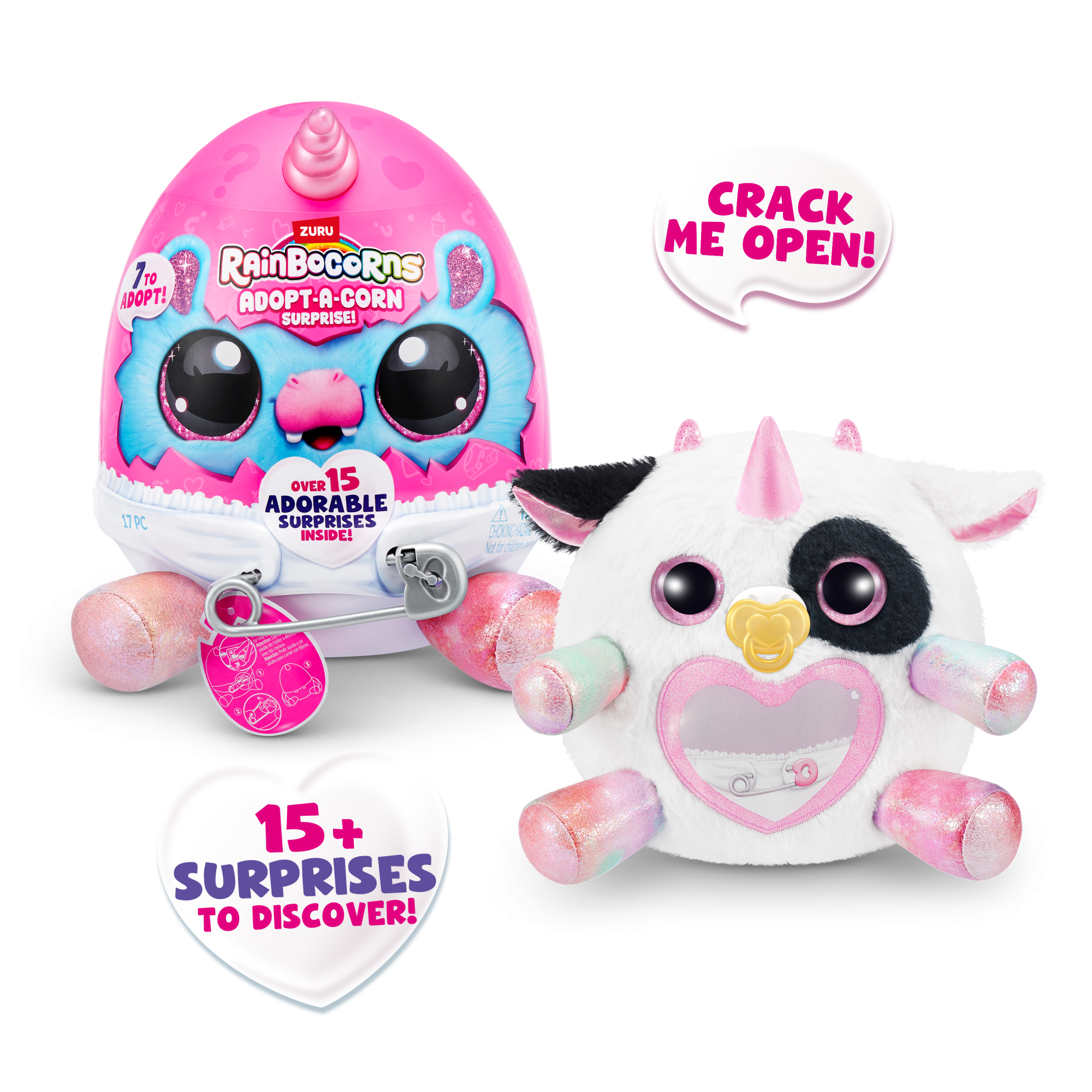Игровой набор-сюрприз ZURU Rainbocorns Adopt-a-corn  S1 с акс. в асс., малый Игровой набор-сюрприз ZURU Rainbocorns Adopt-a-corn  S1 с акс. в асс., малый