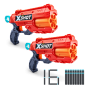 Игровой набор ZURU X-Shot EXCEL Рефлекс ДУО (2 бластера, 3 мишени, 16 снарядов)