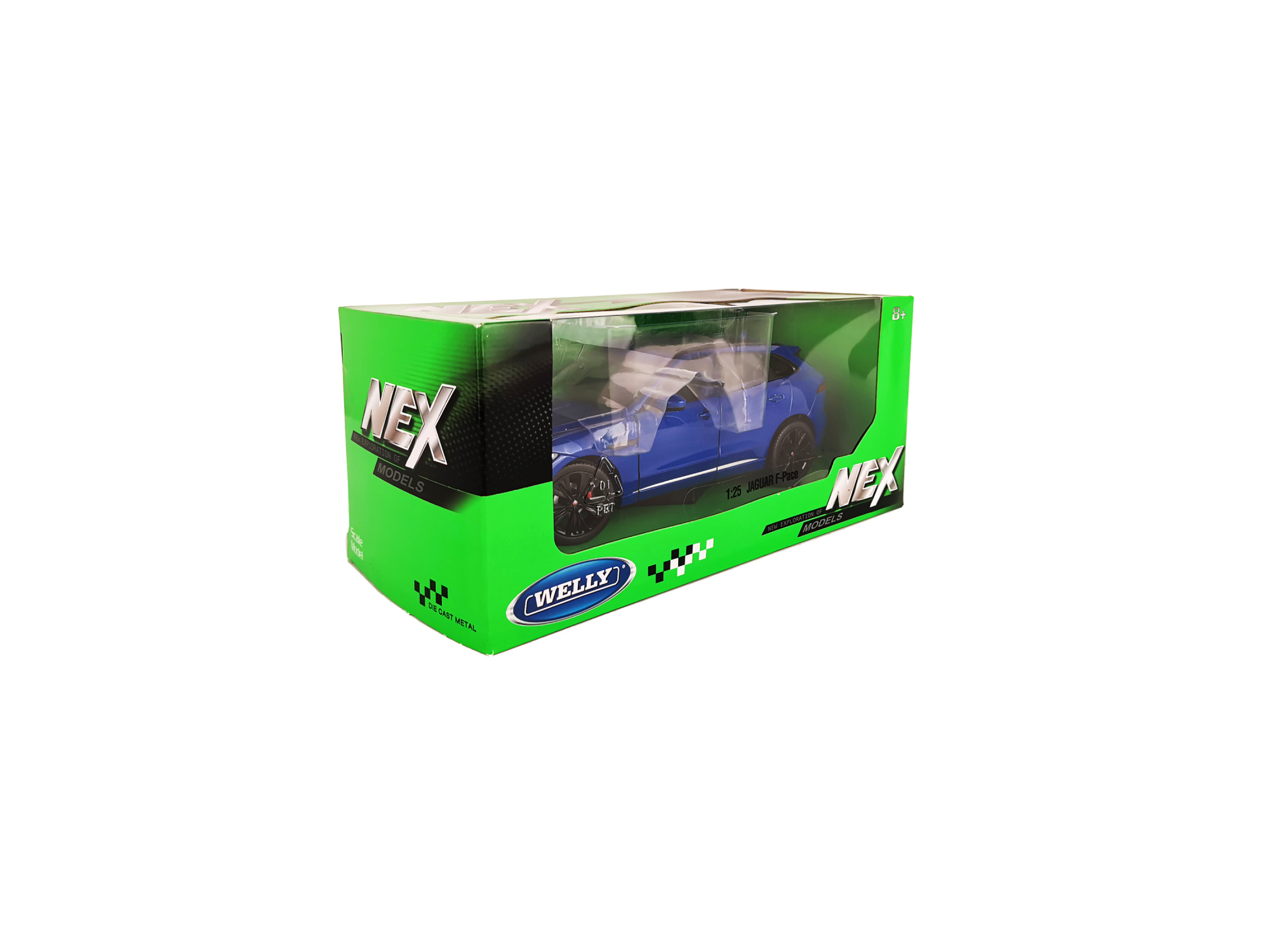 Машинка WELLY 1:24 Jaguar F-Pace, синий