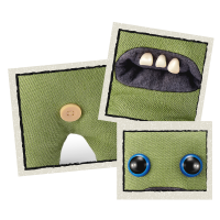 Плюшевая игрушка Zuru Fuggler Foolish four eyes