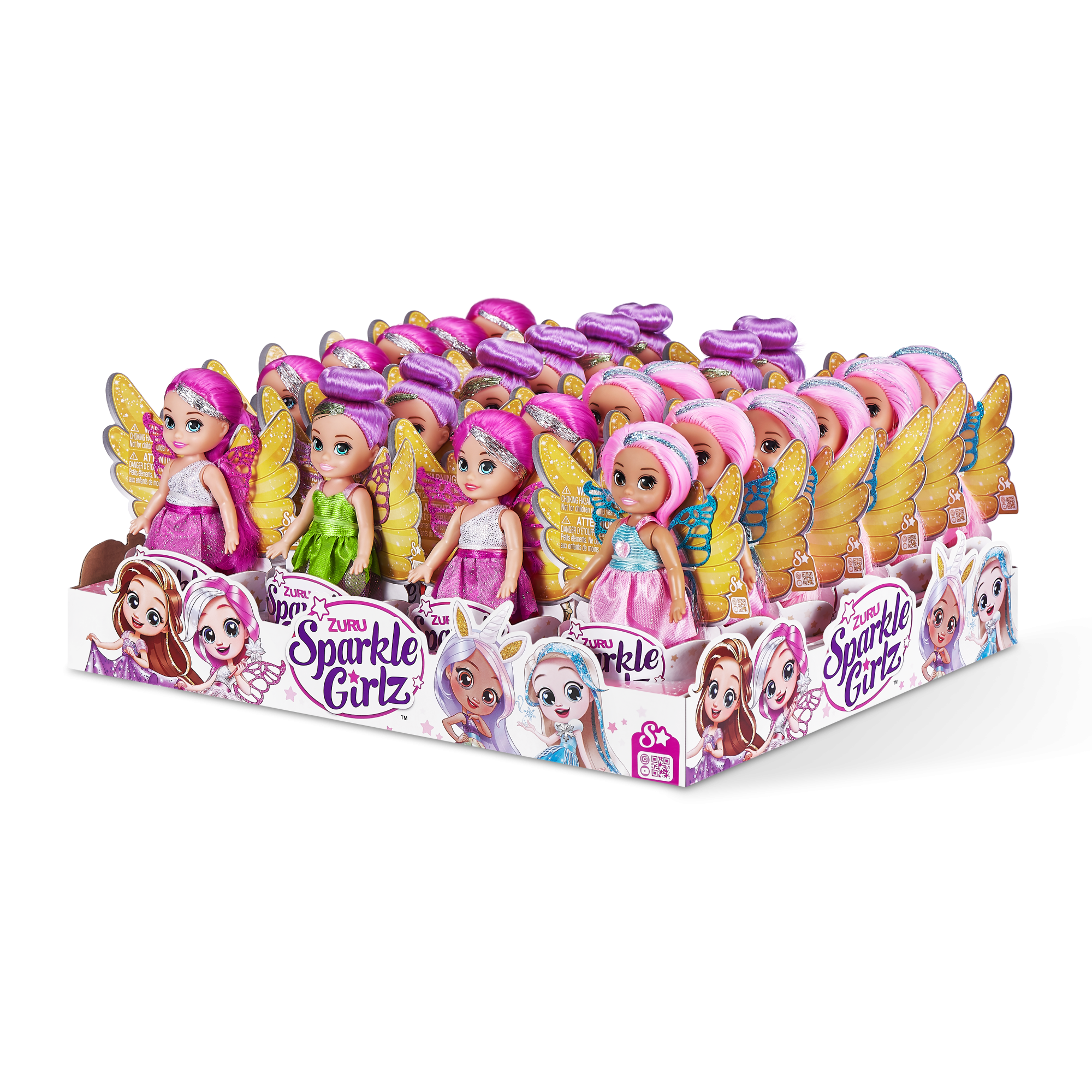 Мини-кукла ZURU Sparkle Girlz "Фея" в асс., дисплей-бокс 24шт.