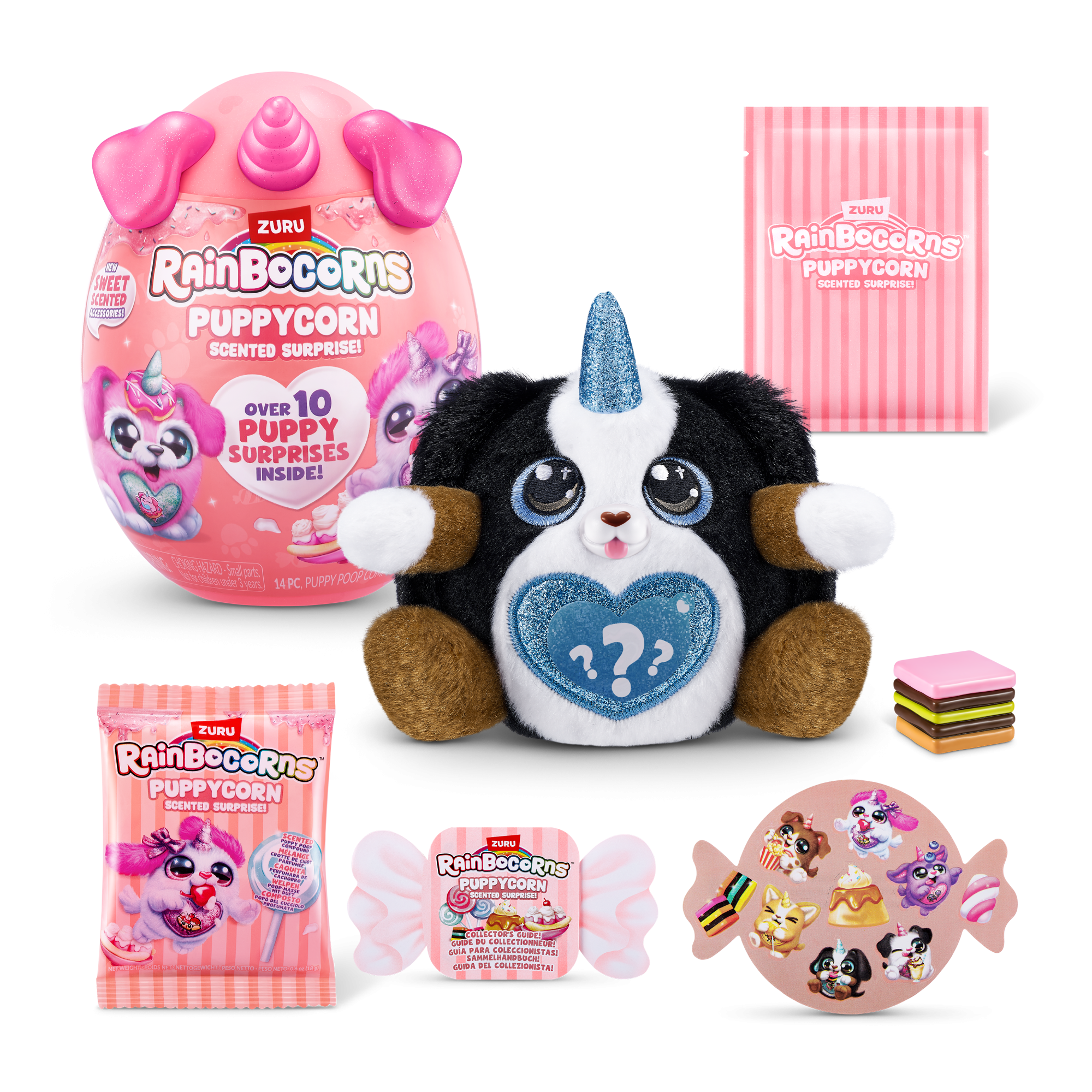 ZURU Rainbocorns Scent Puppycorn S8 с акс., игрушка-сюрприз