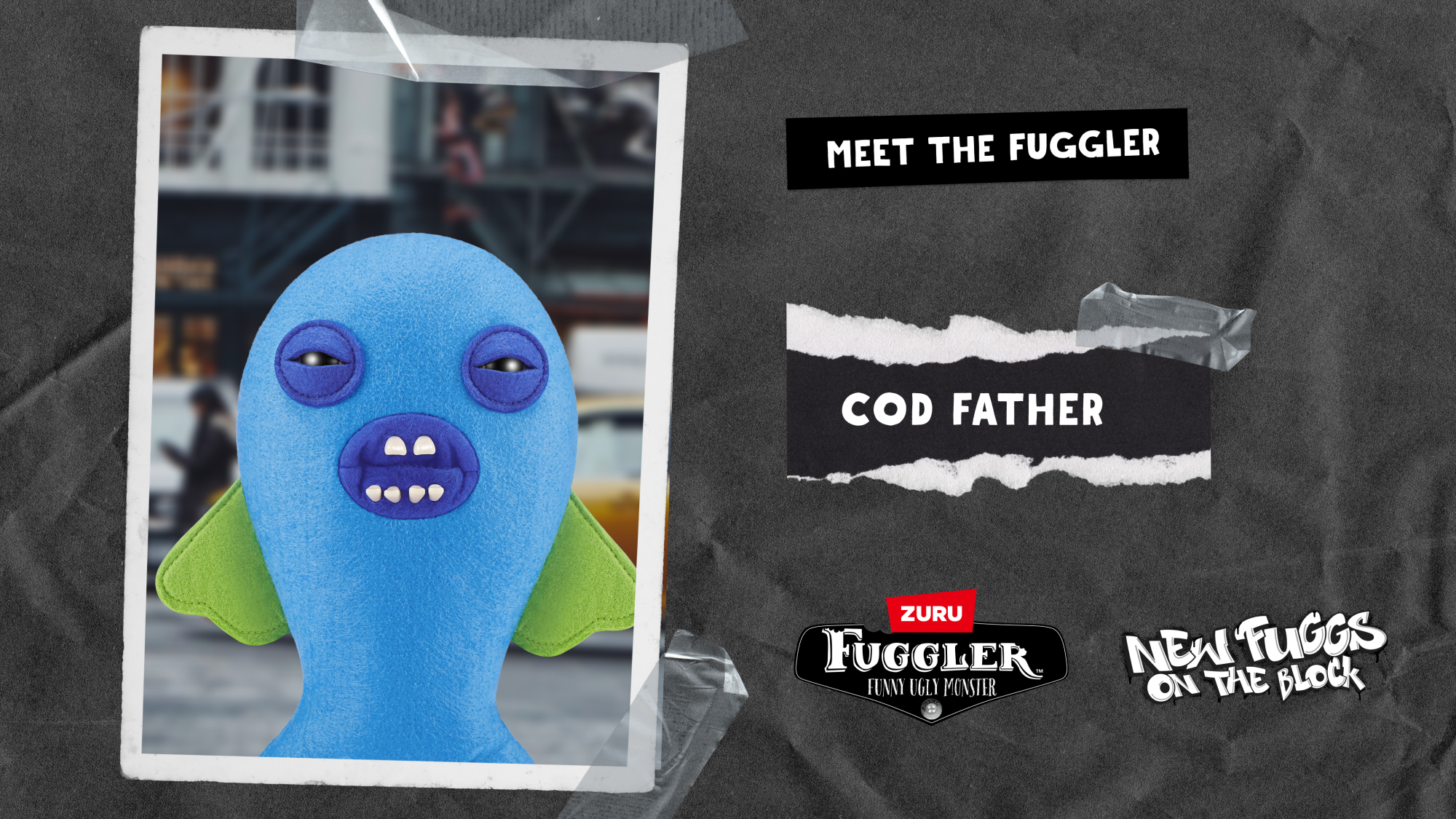 Плюшевая игрушка Zuru Fuggler Cod Father
