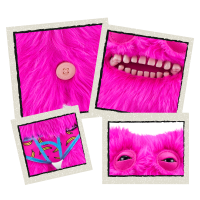 Плюшевая игрушка Zuru Fuggler BF MR BUTTONS PINK