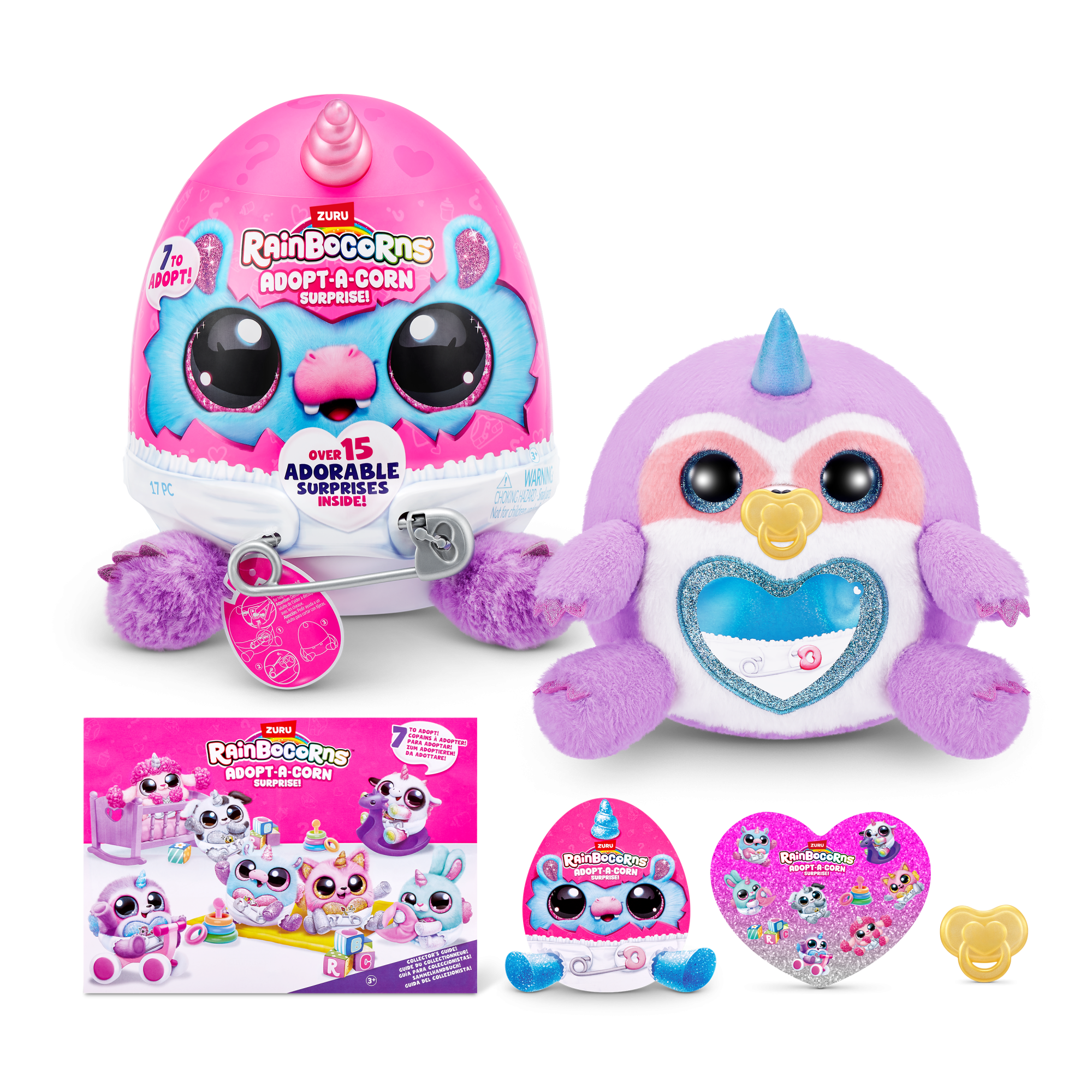 Игровой набор-сюрприз ZURU Rainbocorns Adopt-a-corn  S1 с акс. в асс., малый Игровой набор-сюрприз ZURU Rainbocorns Adopt-a-corn  S1 с акс. в асс., малый