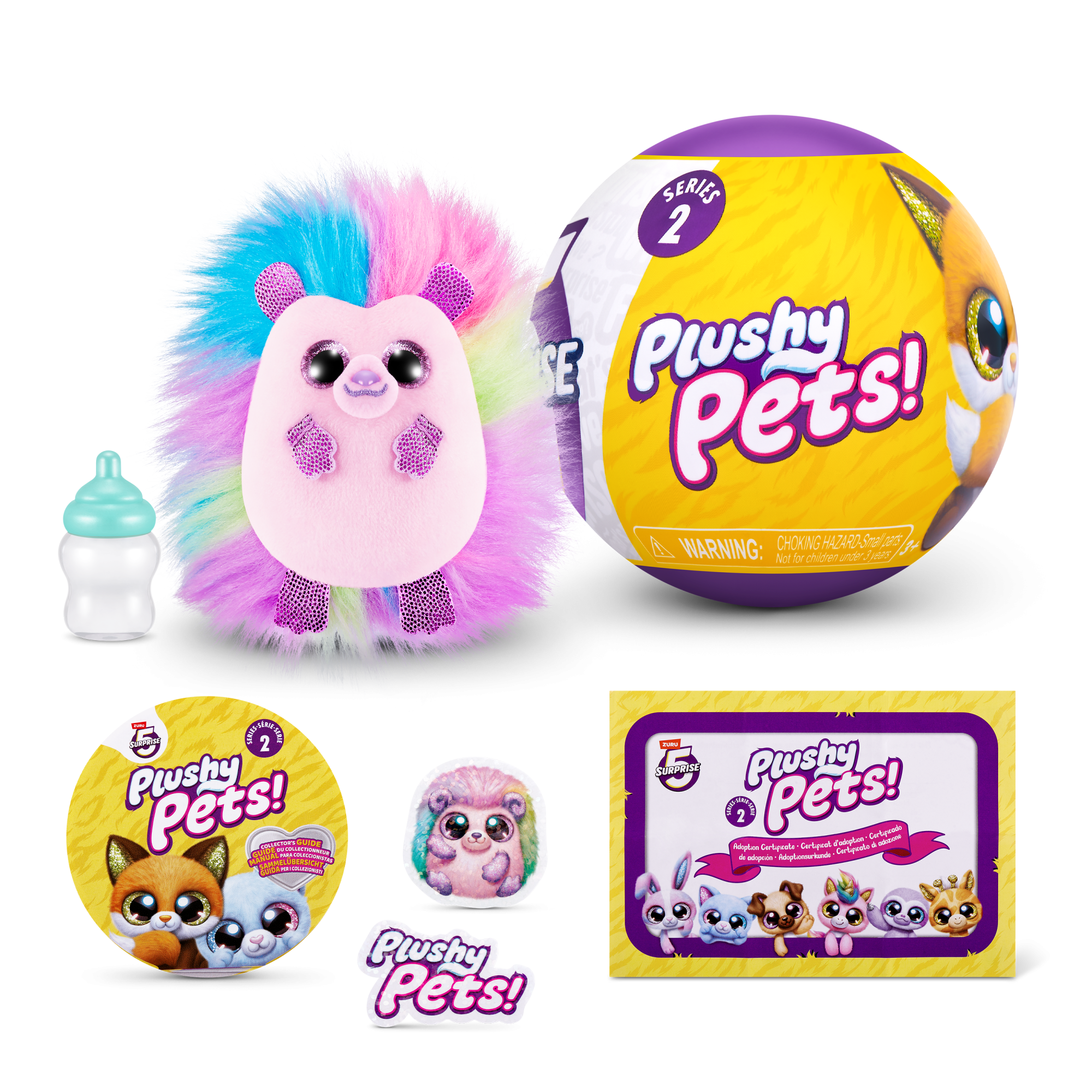 Капсула-сюрприз ZURU 5 Surprise "Плюшевые питомцы" S2 с акс. в асс., дисплей-бокс 12шт.