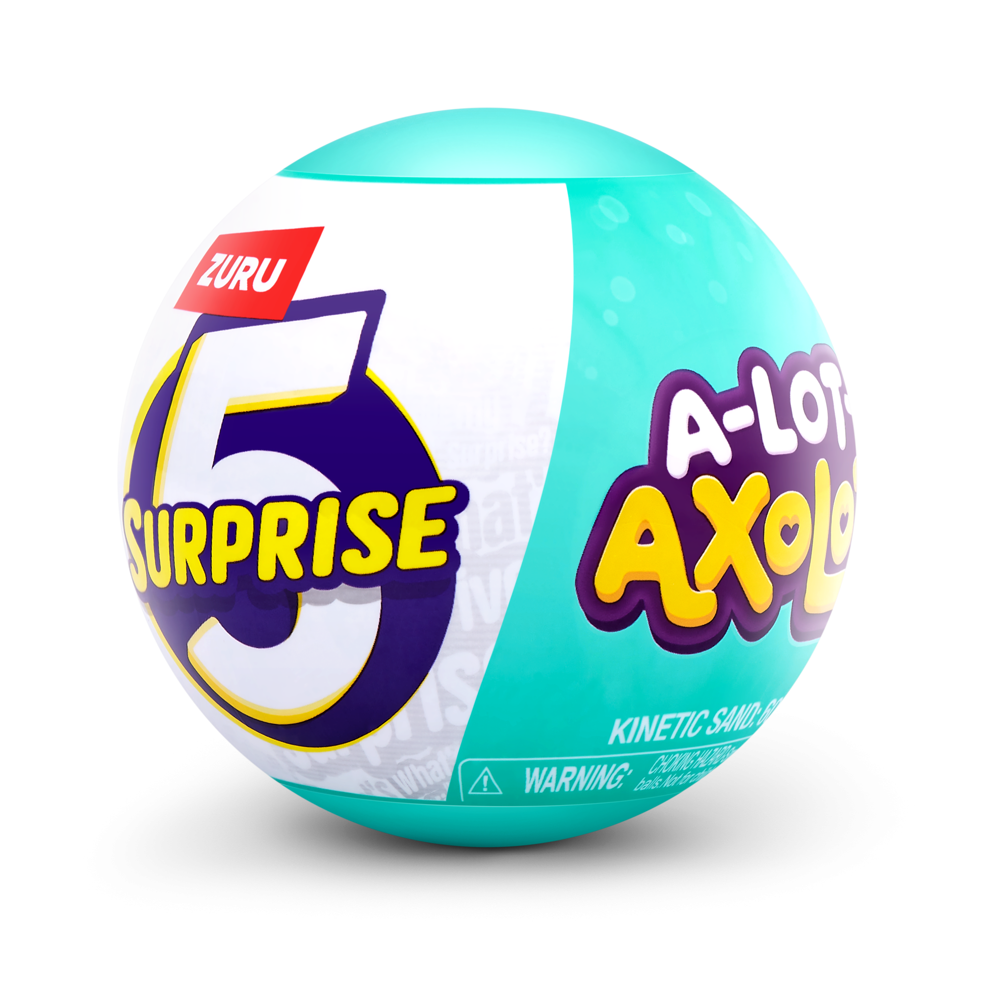 Капсула-сюрприз ZURU 5 Surprise "Озорные аксолотли" S1 с акс. в асс., дисплей-бокс 13шт.
