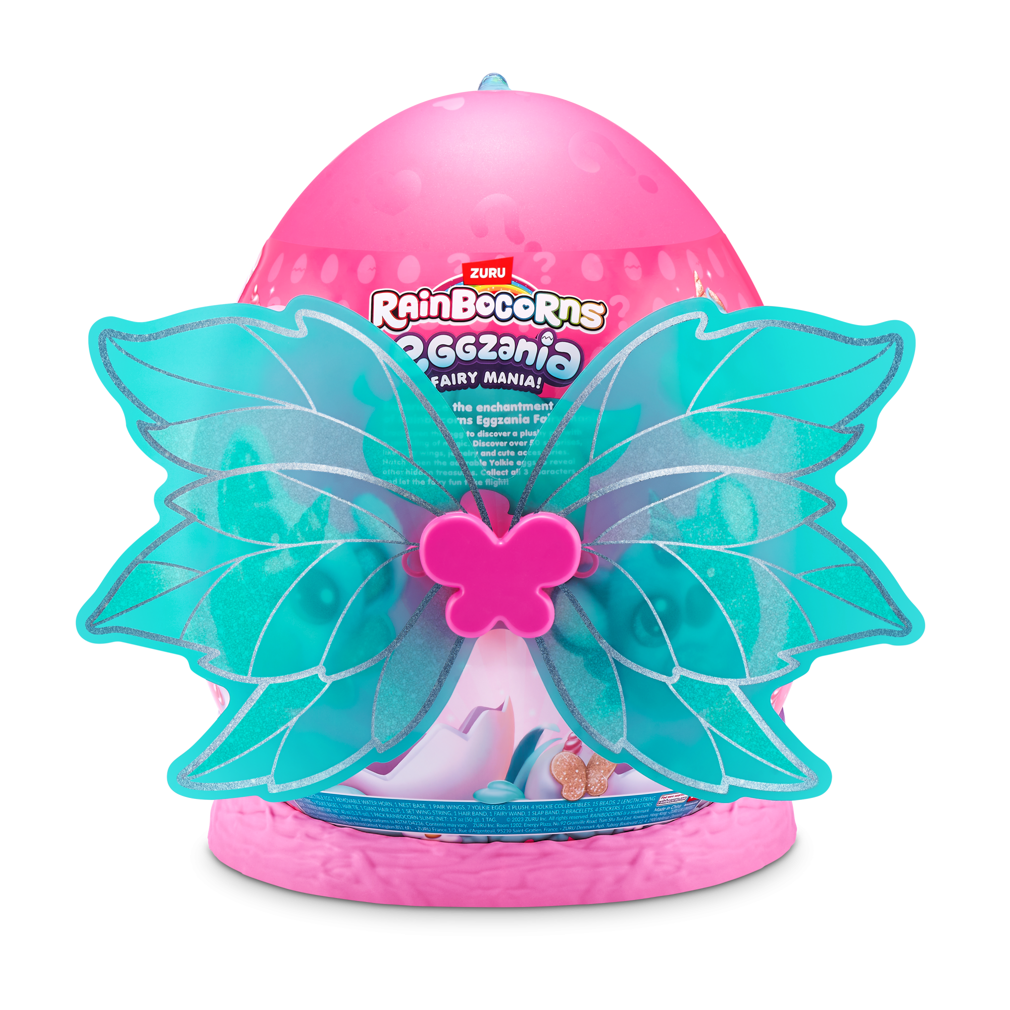 Игровой набор-сюрприз ZURU Rainbocorns Eggzania Fairy Mania S1 с акс. в асс., большой