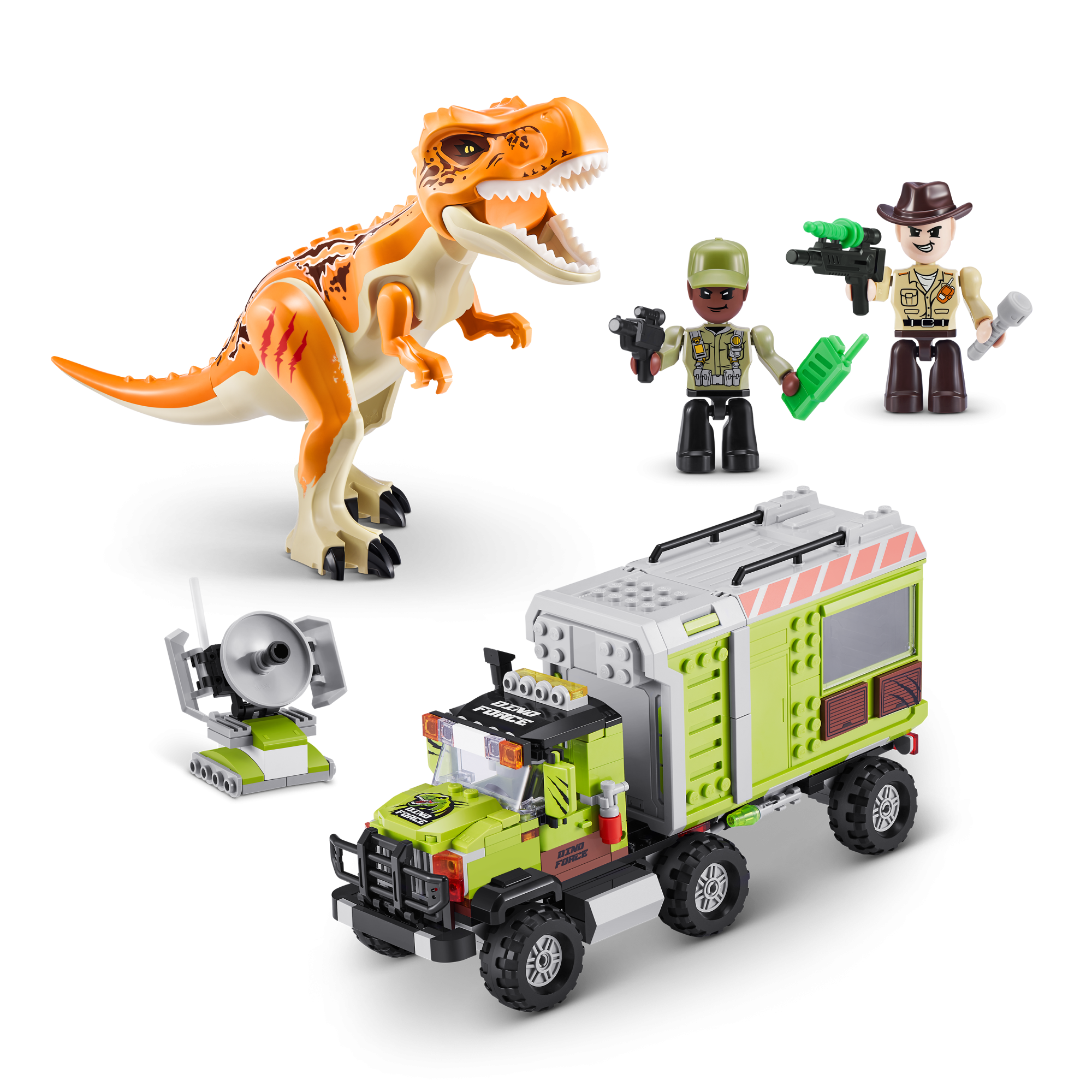 Конструктор ZURU MAX "Дино-Приключения" S1, 310 дет.