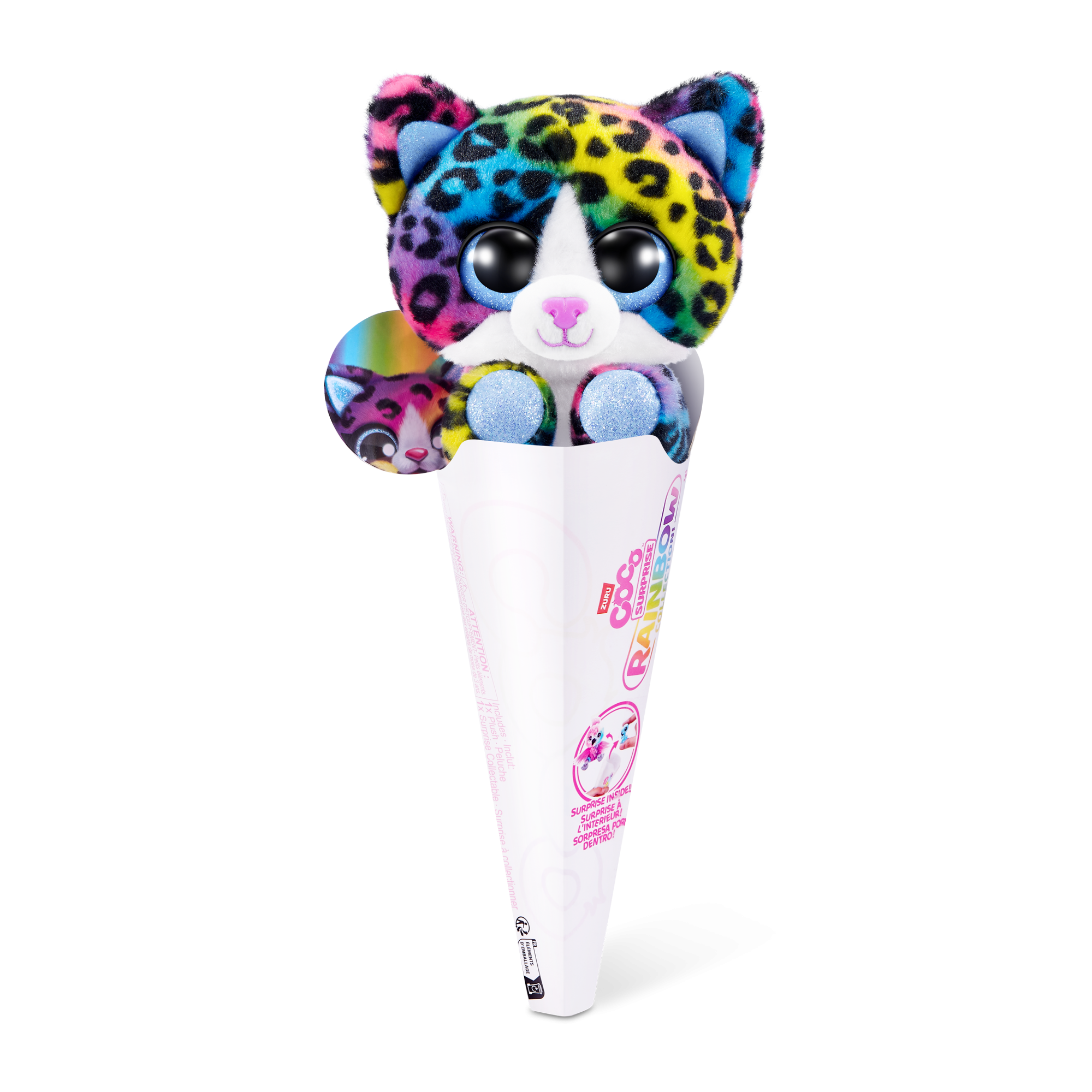 Игрушка ZURU Coco Cones Радужные в асс., дисплей-бокс 12шт.