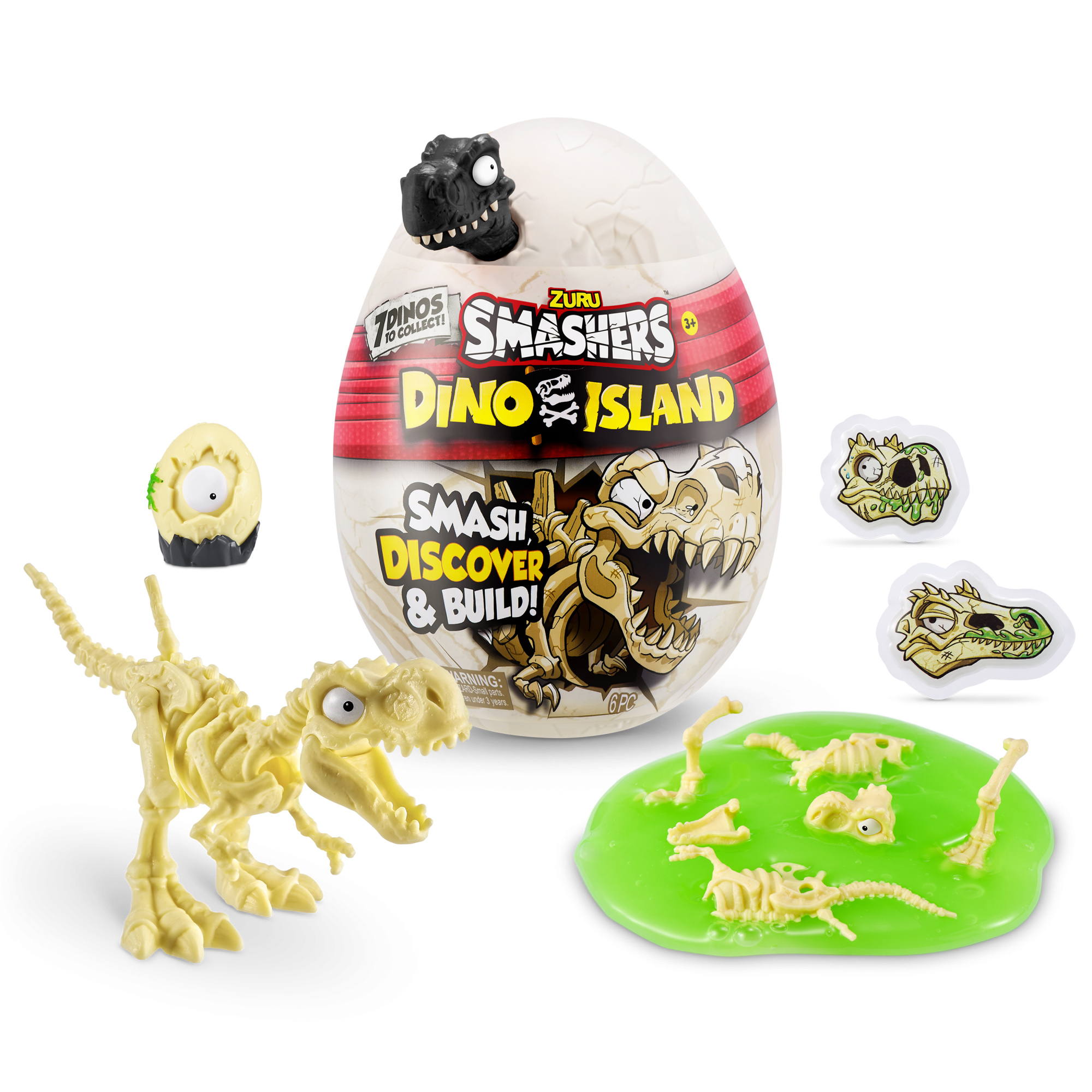 Игрушка Zuru Smashers: "Dino Island" Nano Egg, в ассортименте