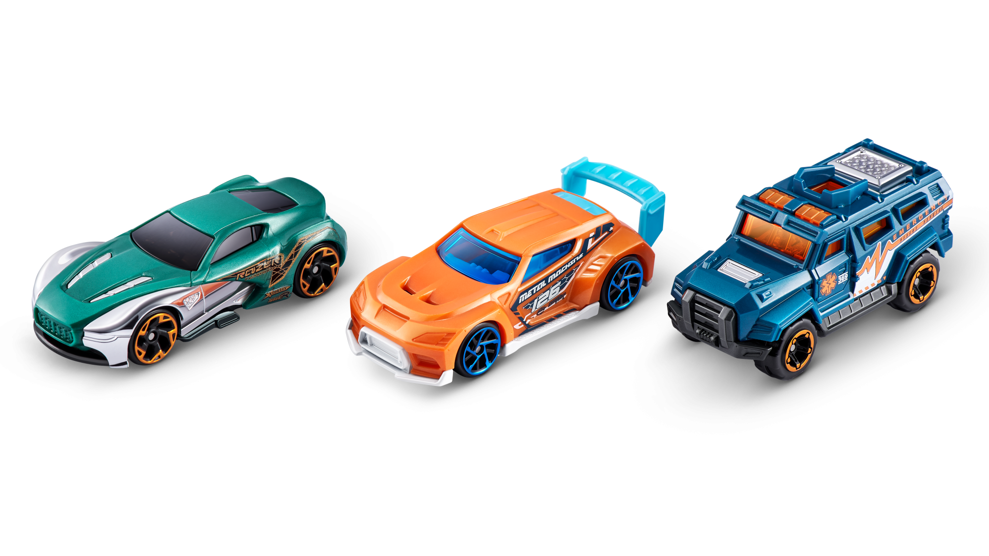 Набор машинок ZURU Metal Machines в асс., 3шт.