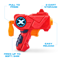 Игровой набор ZURU X-Shot EXCEL Микро ДУО (2 бластера, 3 мишени, 8 снарядов)