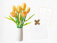 Конструктор Jaki "Букет жёлтых тюльпанов"