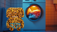 Плюшевая игрушка Zuru Fuggler ANNOYED ALIEN  Leopard