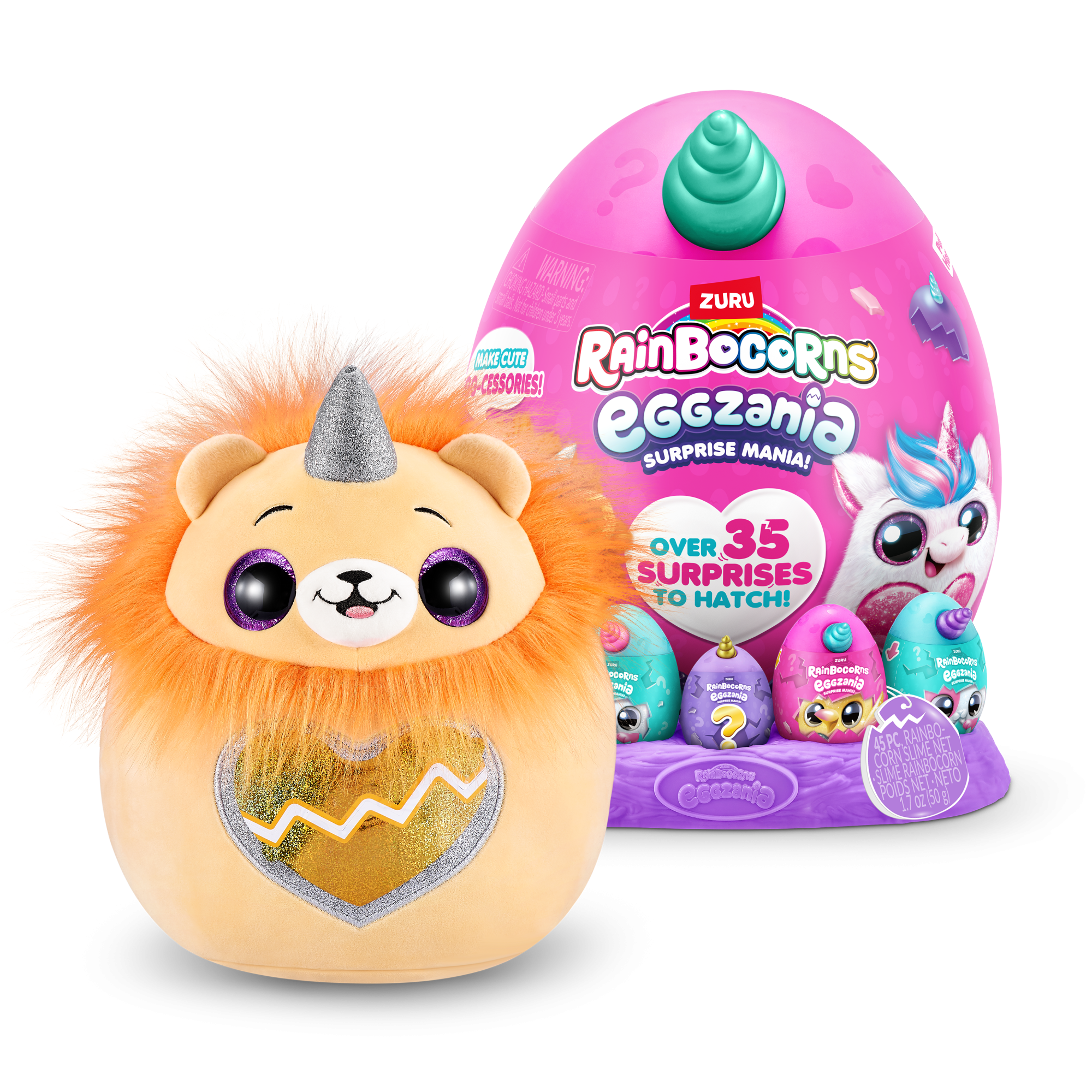 Игровой набор-сюрприз ZURU Rainbocorns Eggzania S1 с акс. в асс.