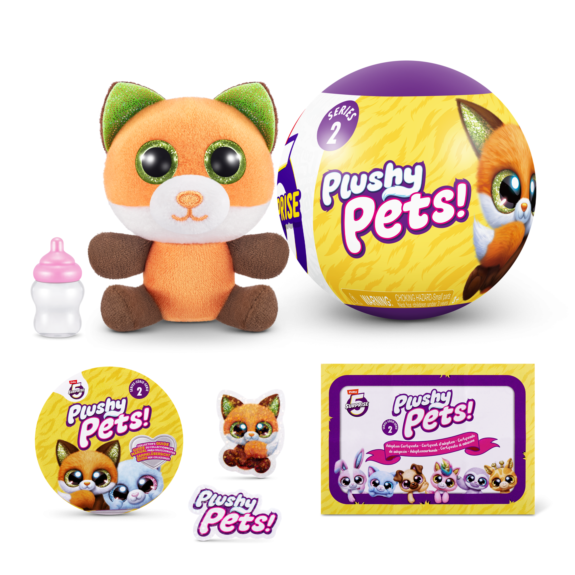 ZURU 5 Surprise "Плюшевые питомцы" S2 с акс. игрушка-сюрприз, дисплей-бокс 13шт.