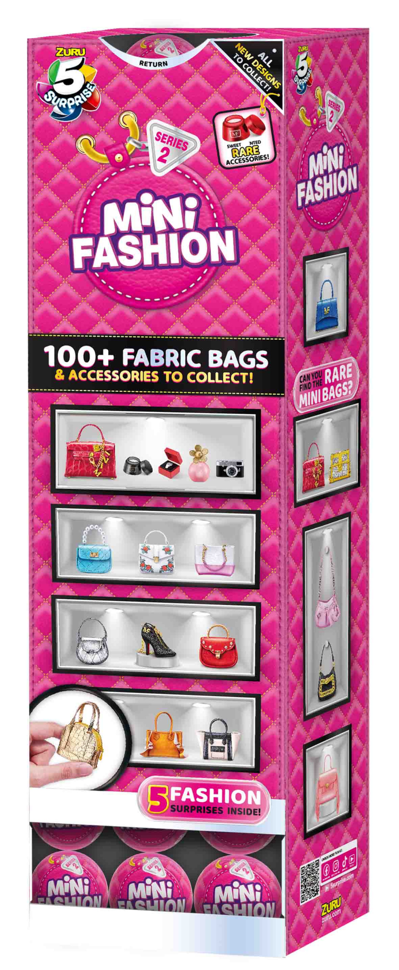 Капсула-сюрприз ZURU 5 Surprise "Модные миниатюры" S2 с акс. в асс., дисплей-бокс 18шт.