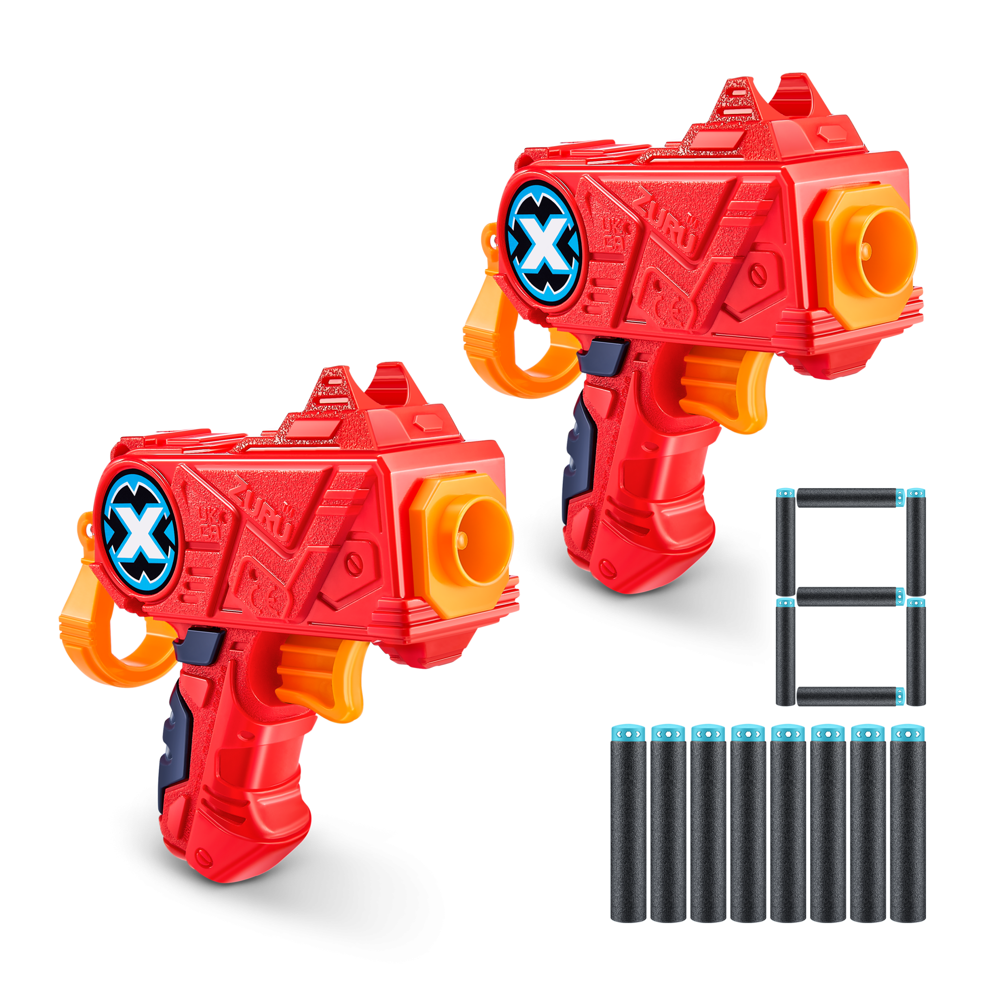 Игровой набор ZURU X-Shot EXCEL Микро ДУО (2 бластера, 3 мишени, 8 снарядов)